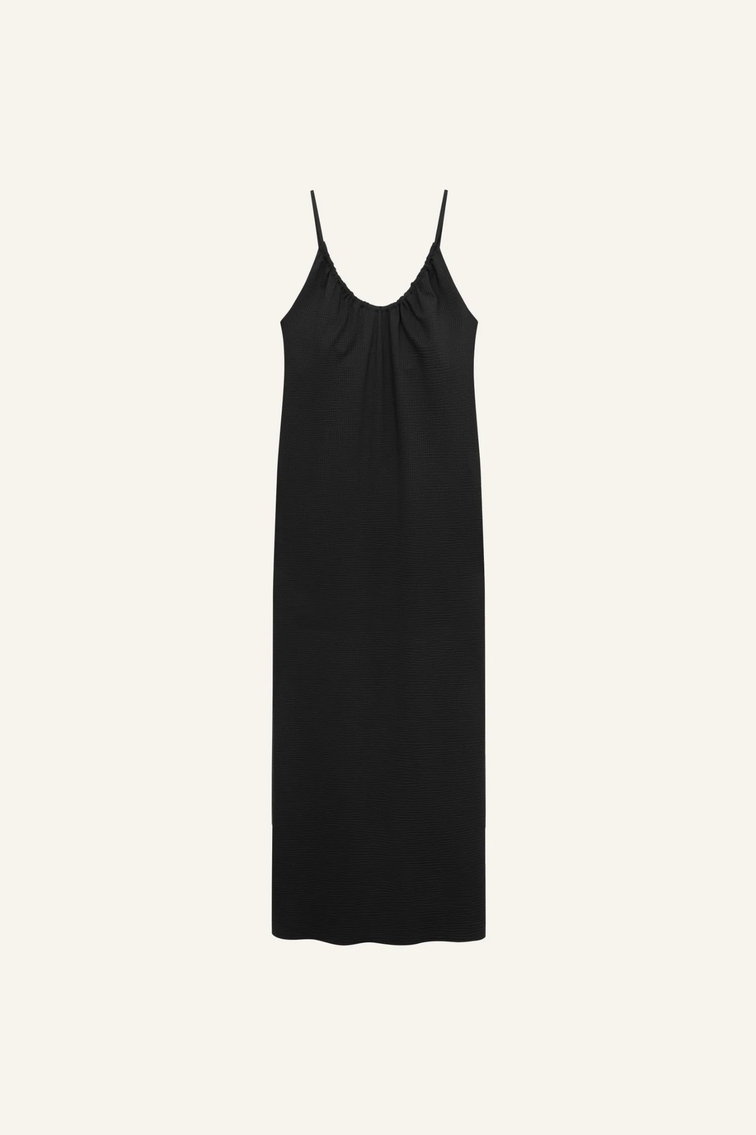 mymarini-vacation-dress-schwarzes-midi-sommerkleid-mit-schlitz image 3