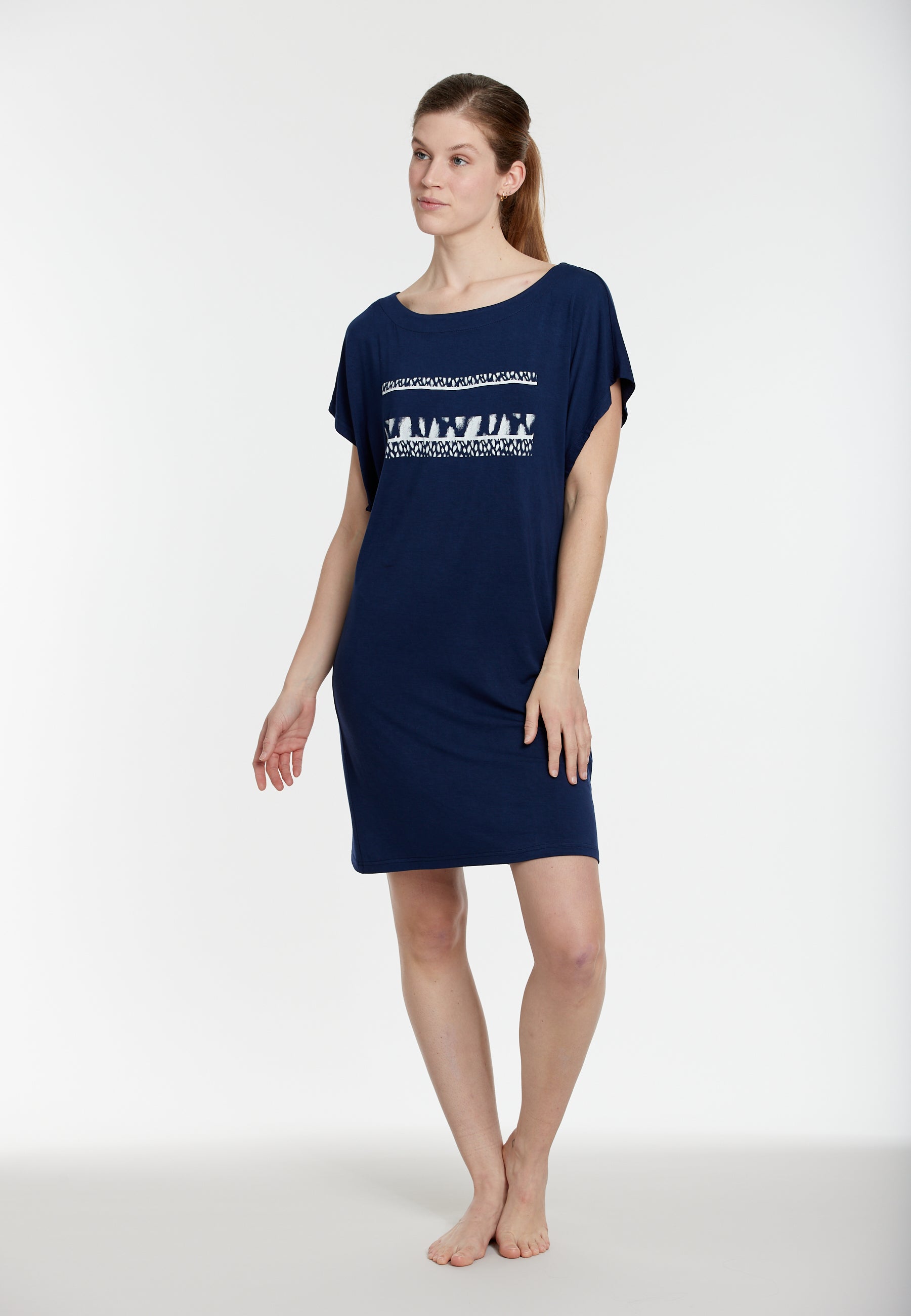 sunmarin-solid-azure-strandkleid-tiefblau-locker image 8