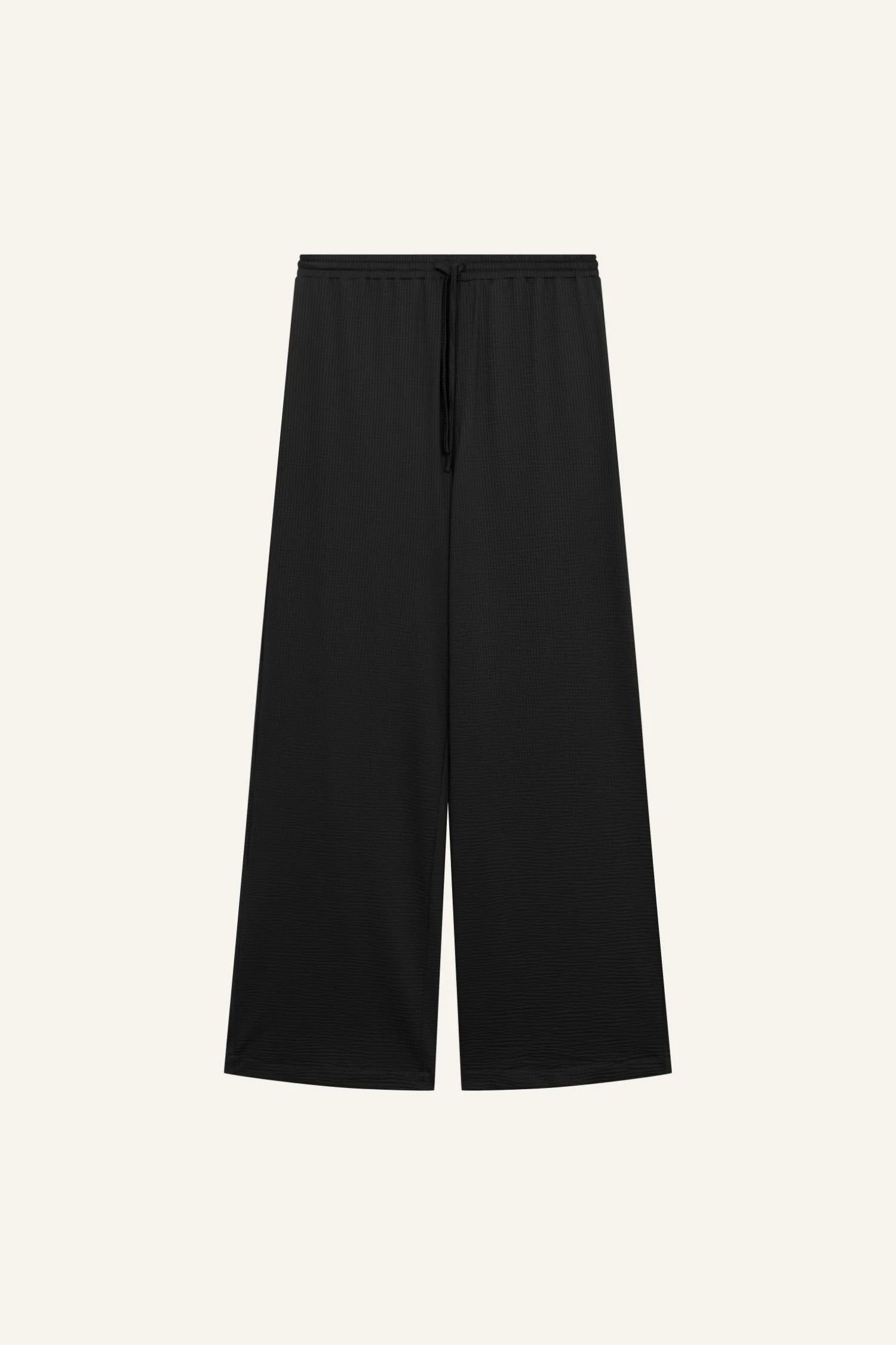 mymarini-summer-pants-leichte-urlaubshose-in-schwarz-mit-wide-leg-und-waffelstru image 3