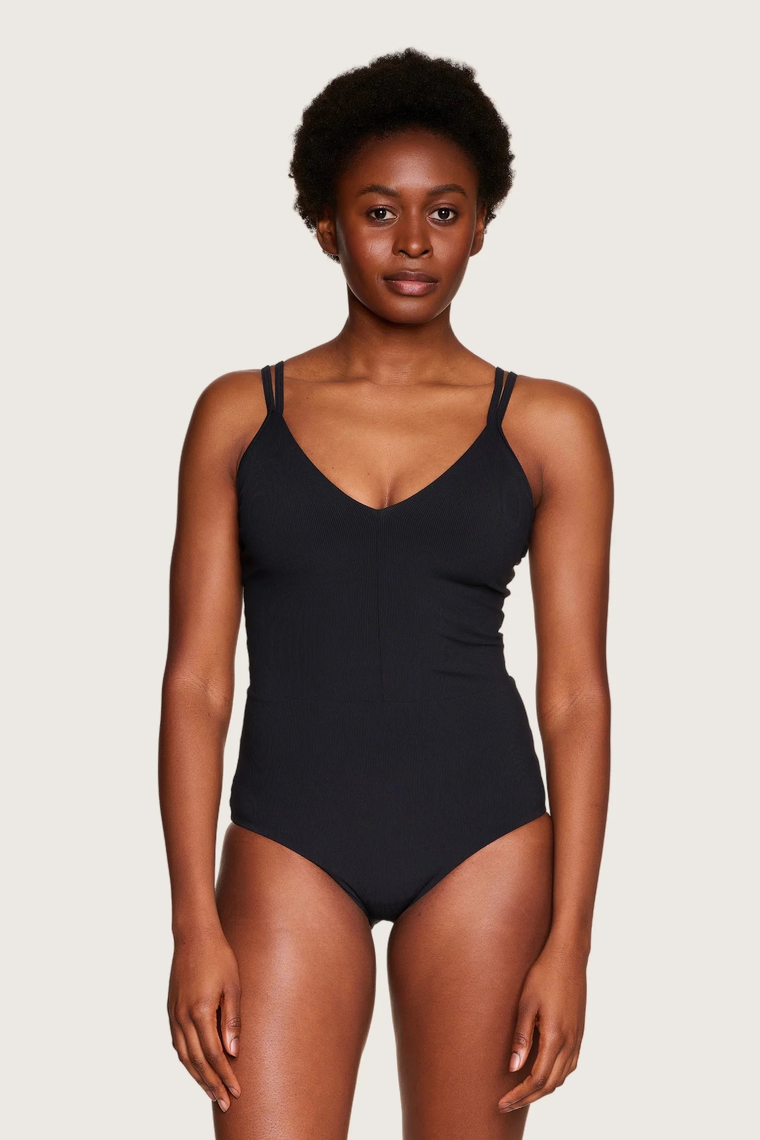 mymarini-vacationbody-swim-apparel-badeanzug-v-ausschnitt-braun image 2