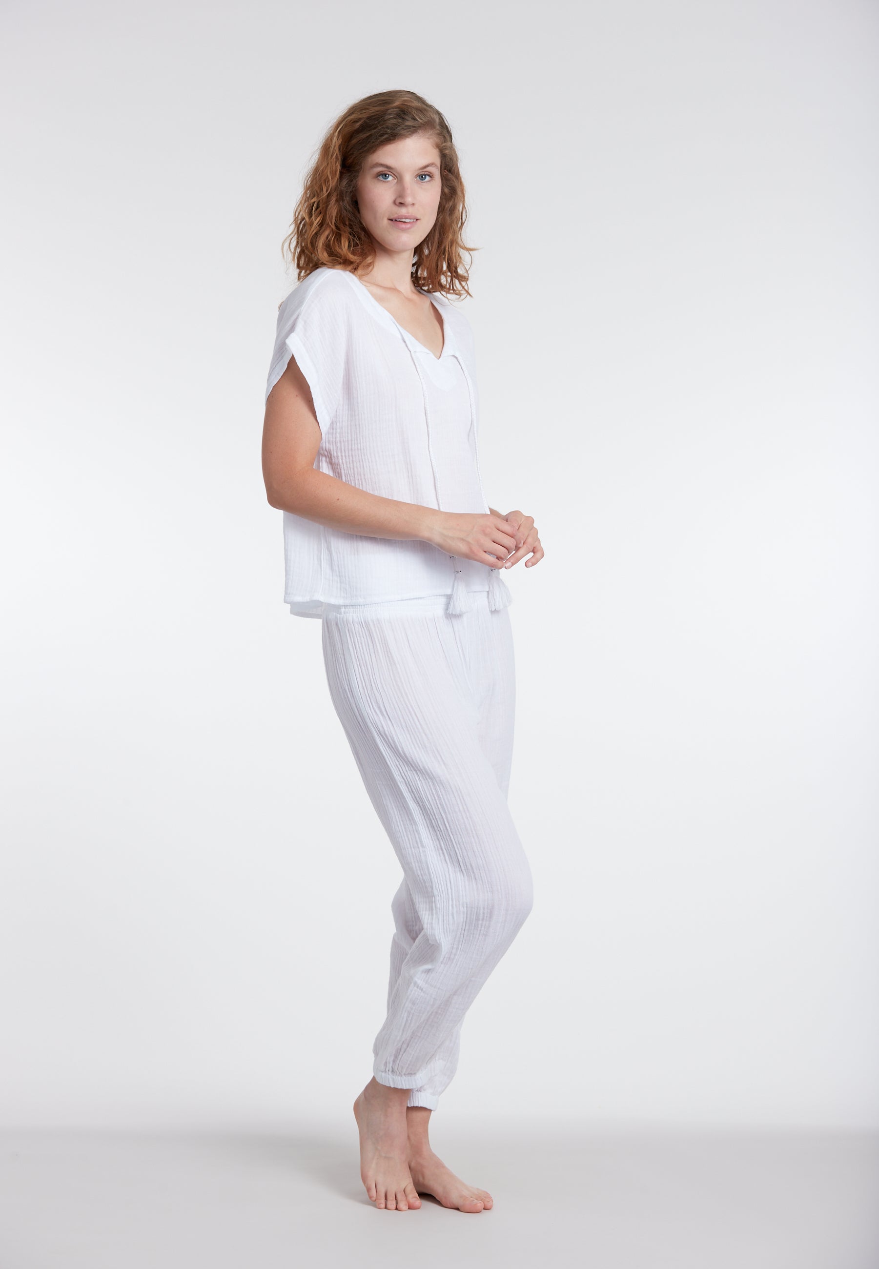 sunflair-solid-shirt-cover-up-in-wei-mit-crinkle-struktur image 6