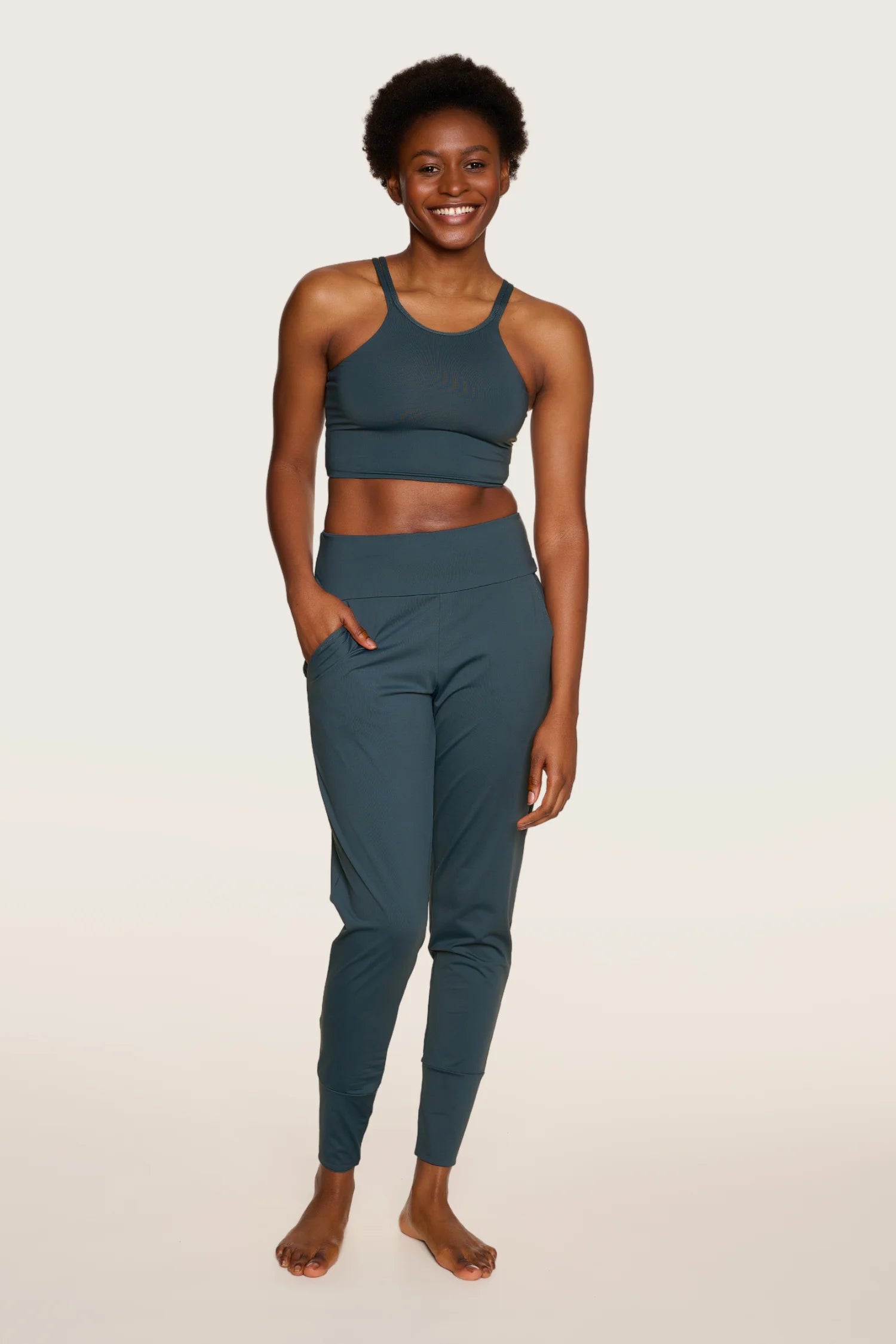 mymarini-loose-leggings-classics-weite-yoga-leggings-black-grey-navy image 7