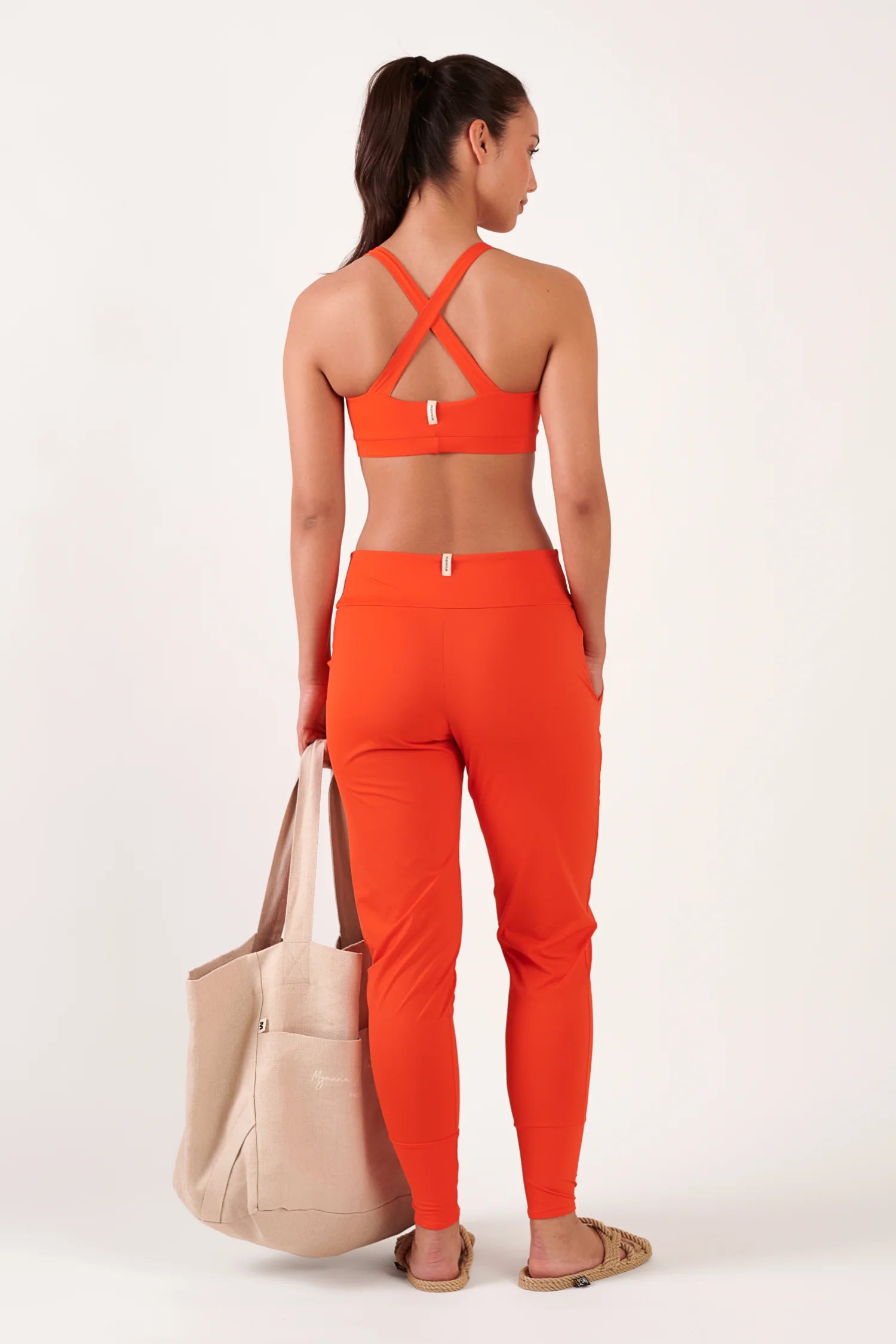 mymarini-loose-leggings-sport-und-freizeit-leggings-mit-taschen-weit-geschnitten image 6