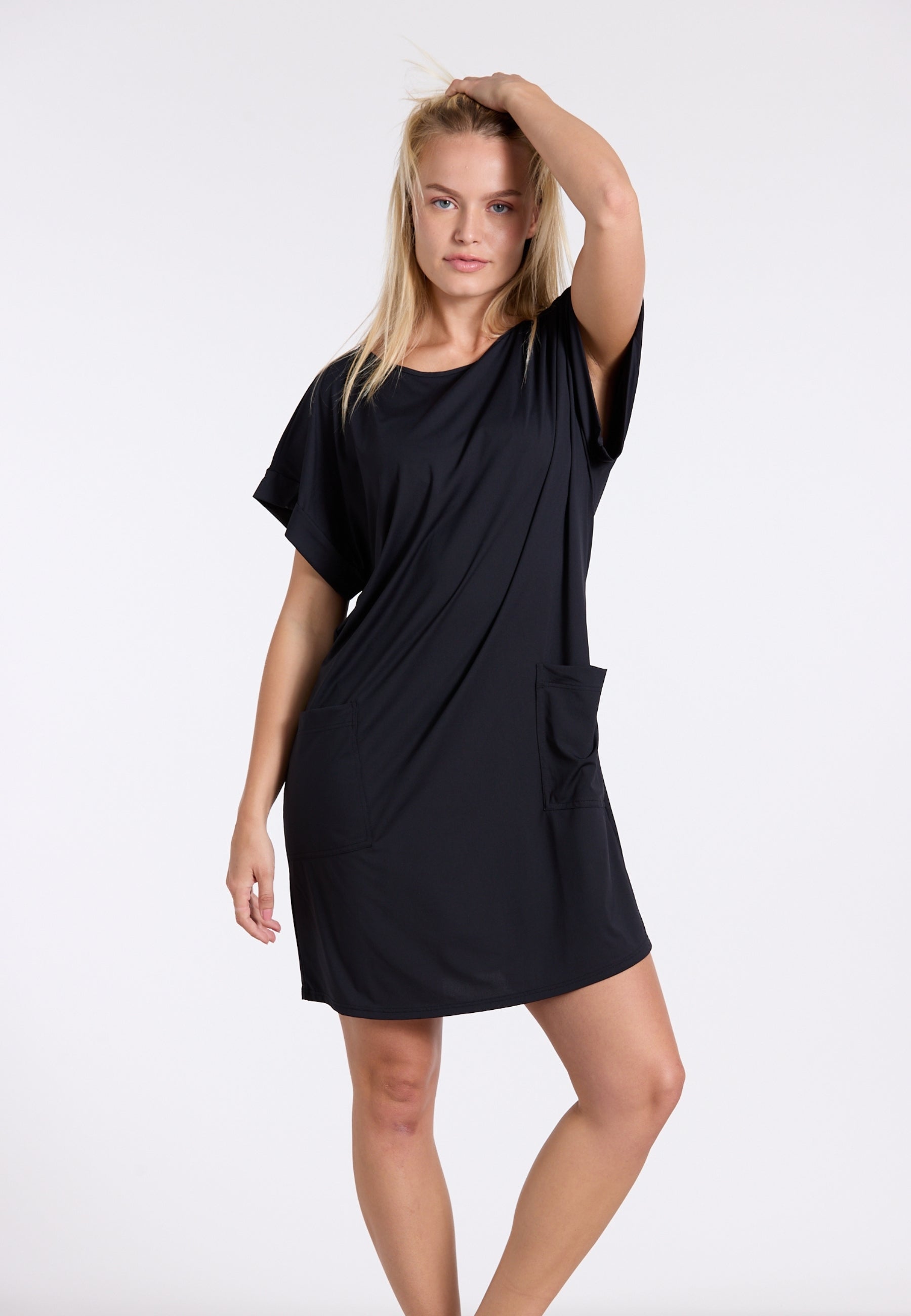 sunflair-color-up-strandkleid-schwarz-mit-taschen image 3