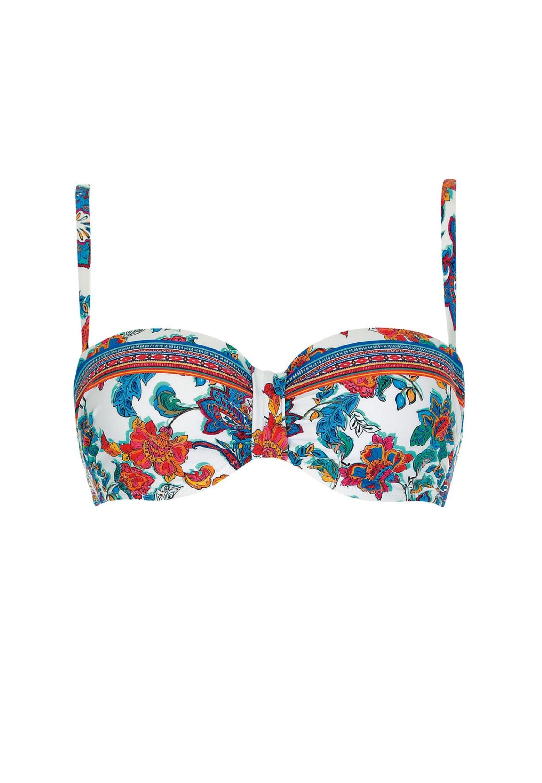 olympia-floral-bandeau-bikini-top image 5