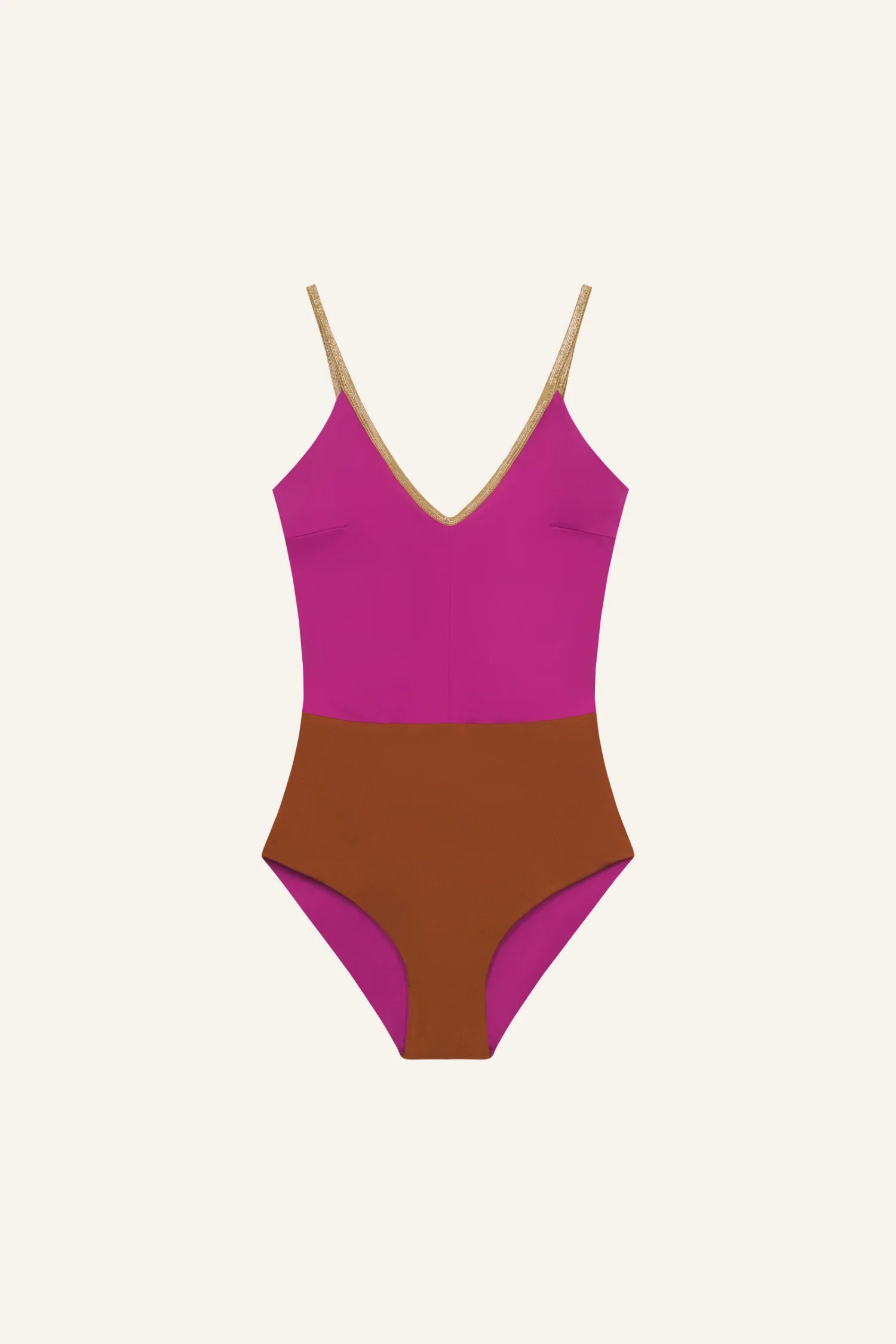 mymarini-vacationbody-shine-badeanzug-mit-v-ausschnitt-wendbar image 5