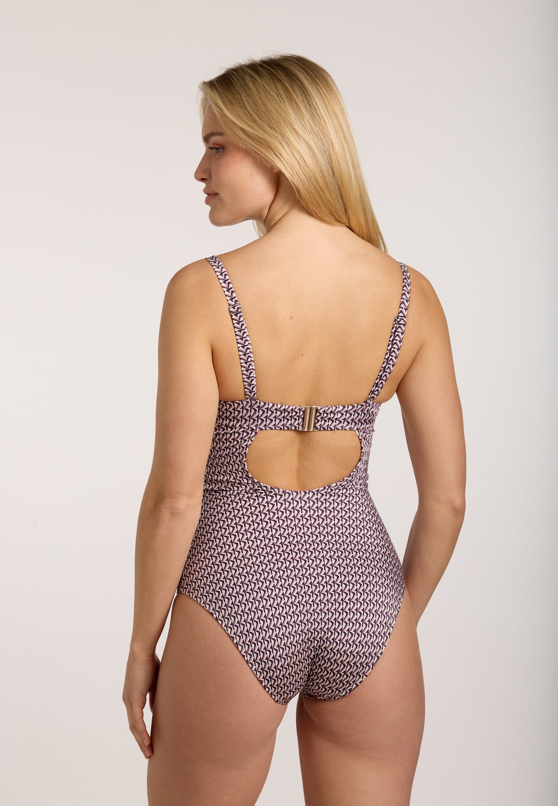 olympia-metallic-shine-b-gel-badeanzug-bordeaux-creme-mit-push-up image 4