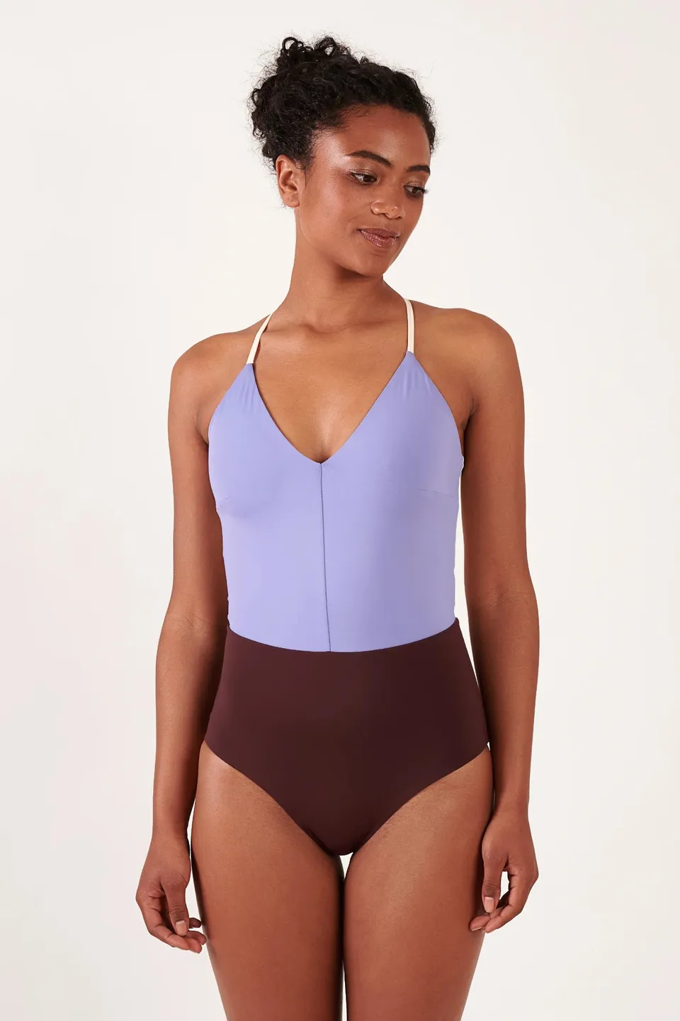 mymarini-summersuit-sportlicher-badeanzug-mit-v-ausschnitt-wendbar image 1