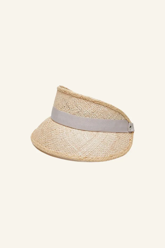 mymarini-straw-sun-visor-sonnenschild-natural image 1