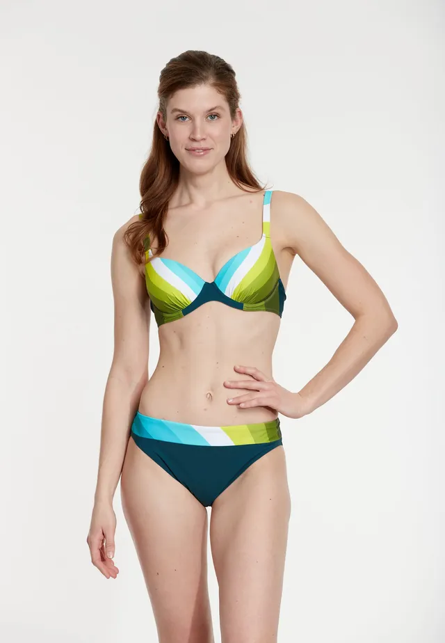 sunflair-colorblocking-flow-set-bikini-gr-n-t-rkis-wei image 1