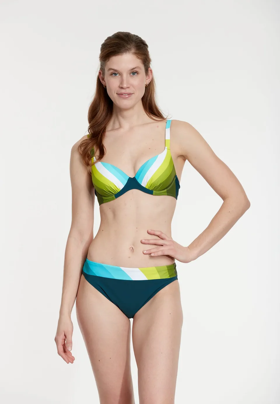 sunflair-colorblocking-flow-set-bikini-gr-n-t-rkis-wei image 1