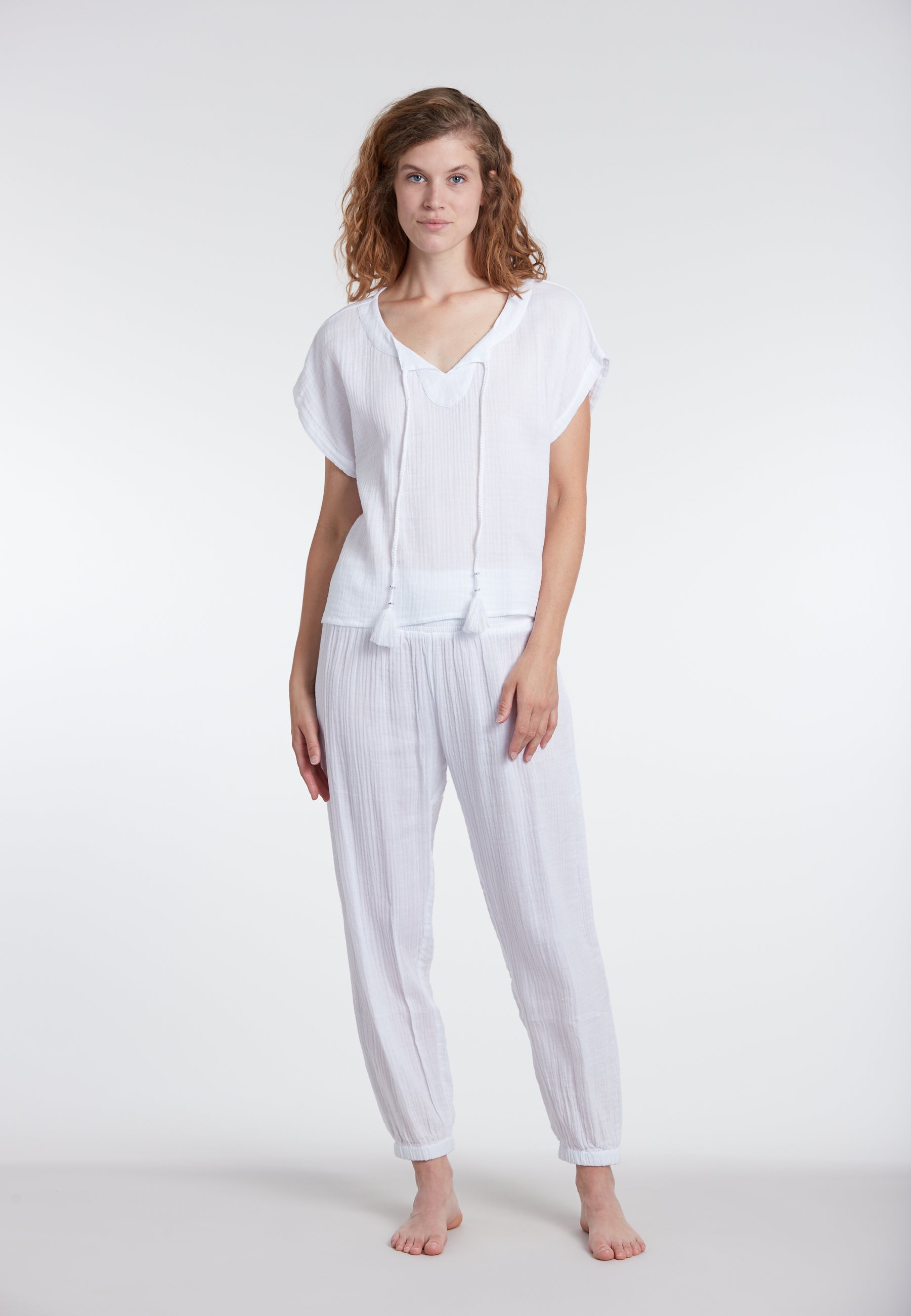 sunflair-solid-pants-strandhose-wei-crinkle image 1