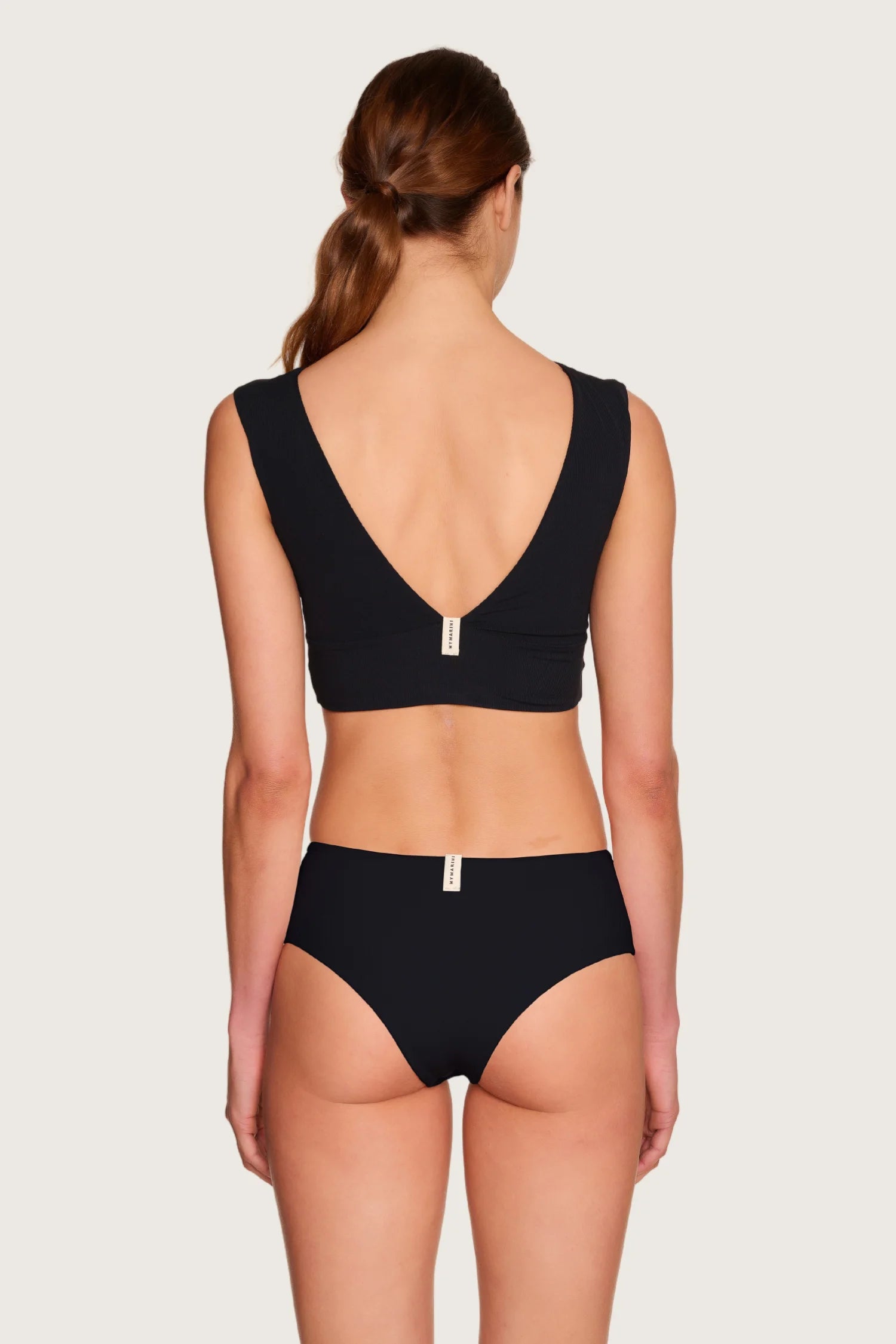 mymarini-sea-top-swim-apparel-high-neck-bikini-oberteil-braun image 3