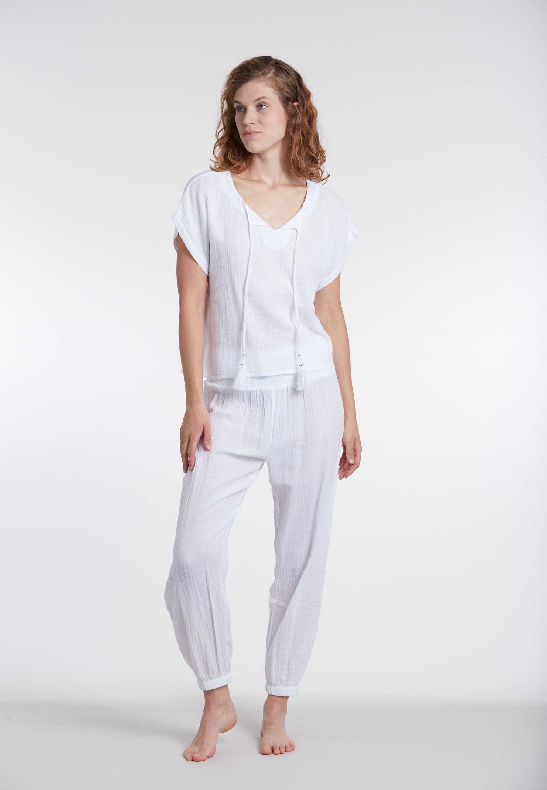 sunflair-solid-pants-strandhose-wei-crinkle image 2
