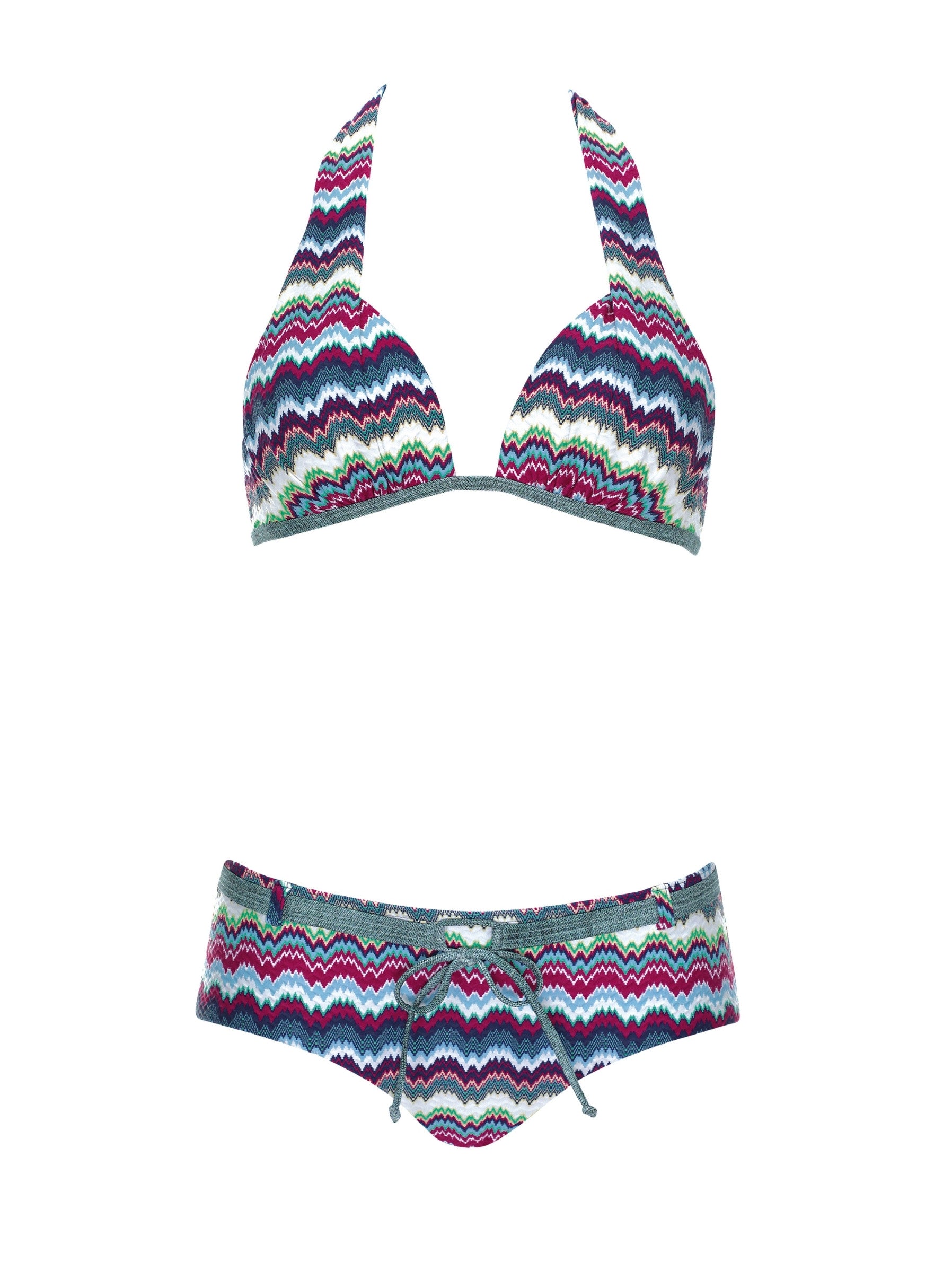 sunflair-triangel-stripes-bikini-set-multicolor image 5