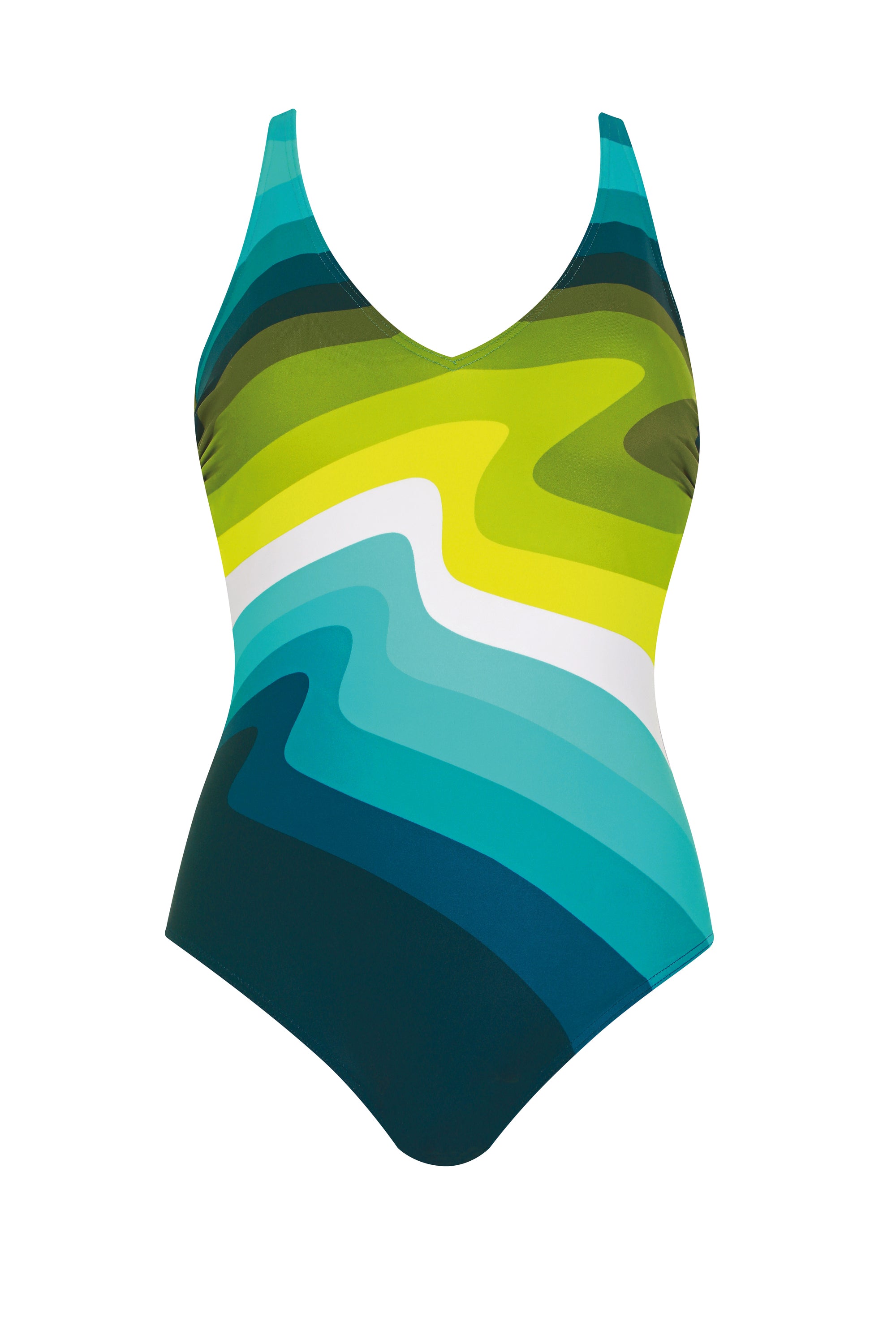 sunflair-flow-swimsuit-badeanzug-aqua-lime-farbverlauf-mit-v-ausschnitt image 6