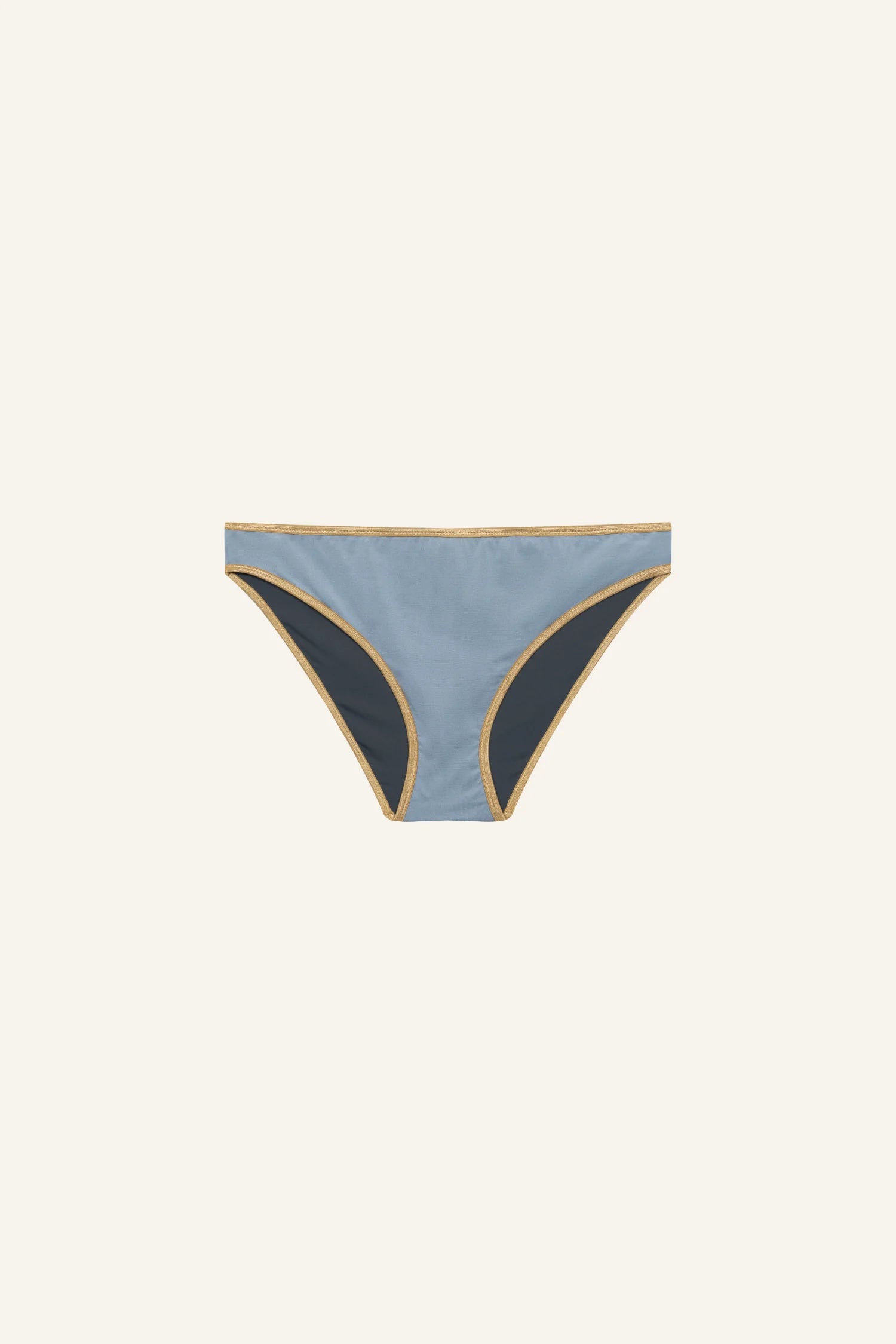 mymarini-pants-classic-shine-bikini-hose-klassische-hose-mit-mittelhohem-beinaus image 6