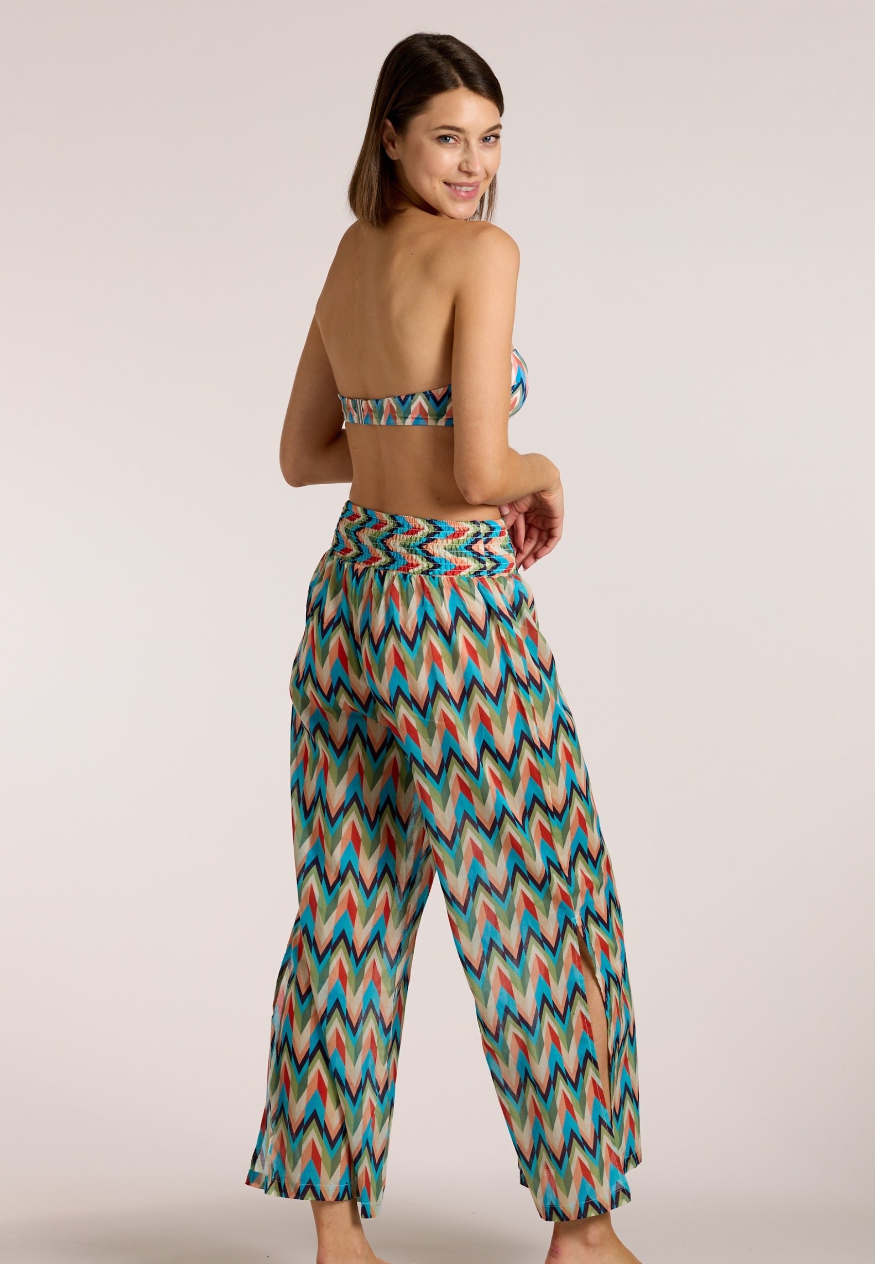 olympia-chevron-flow-beach-hose-mit-weitem-bein image 4
