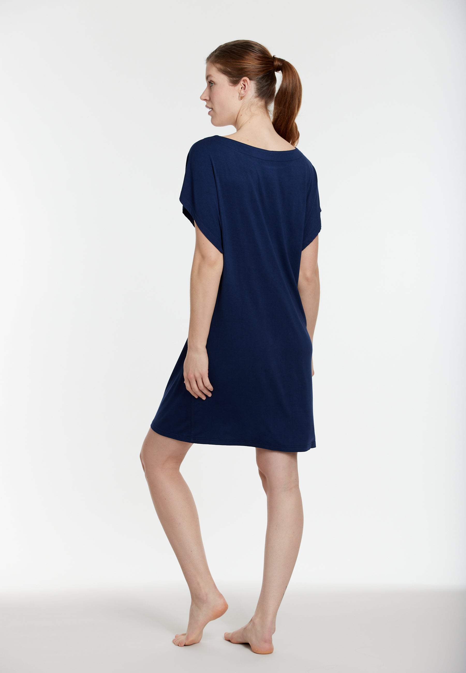 sunmarin-solid-azure-strandkleid-tiefblau-locker image 5