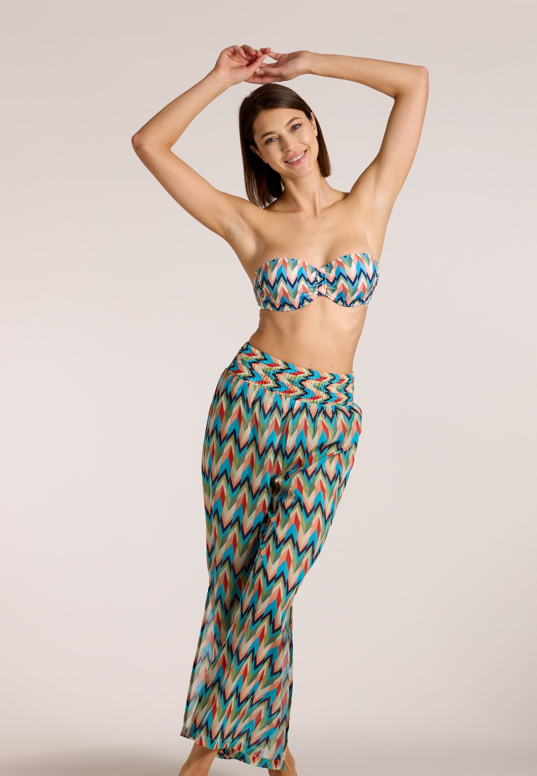 olympia-chevron-flow-beach-hose-mit-weitem-bein image 3