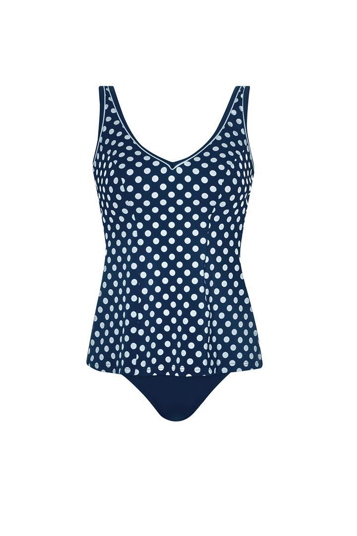 sunmarin-navy-dots-tankini-set-tupfen-top-mit-uni-unterteil image 5