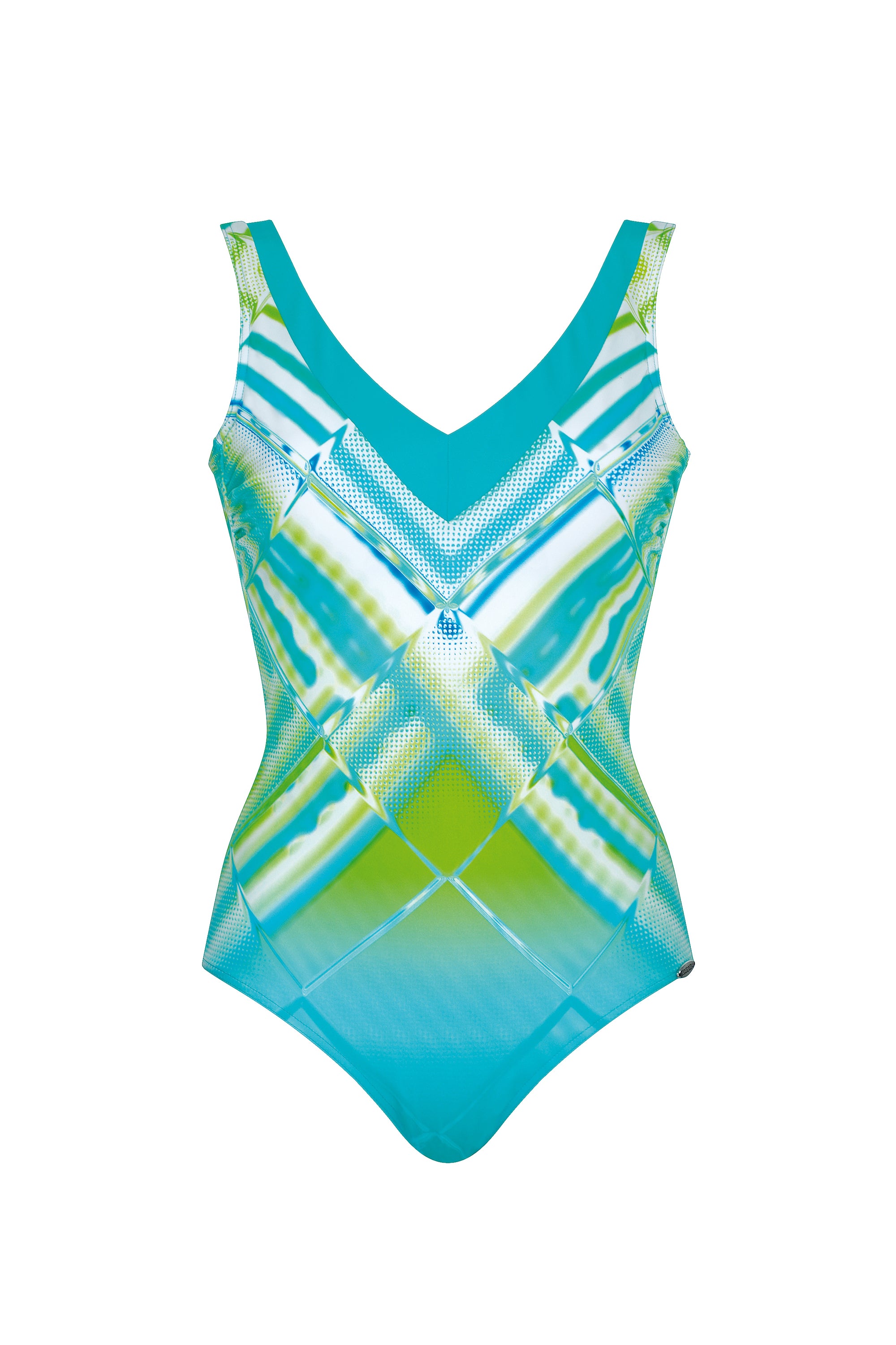 sunflair-radiant-lines-shape-swimsuit-badeanzug-t-rkis-gr-n-mit-v-ausschnitt image 7