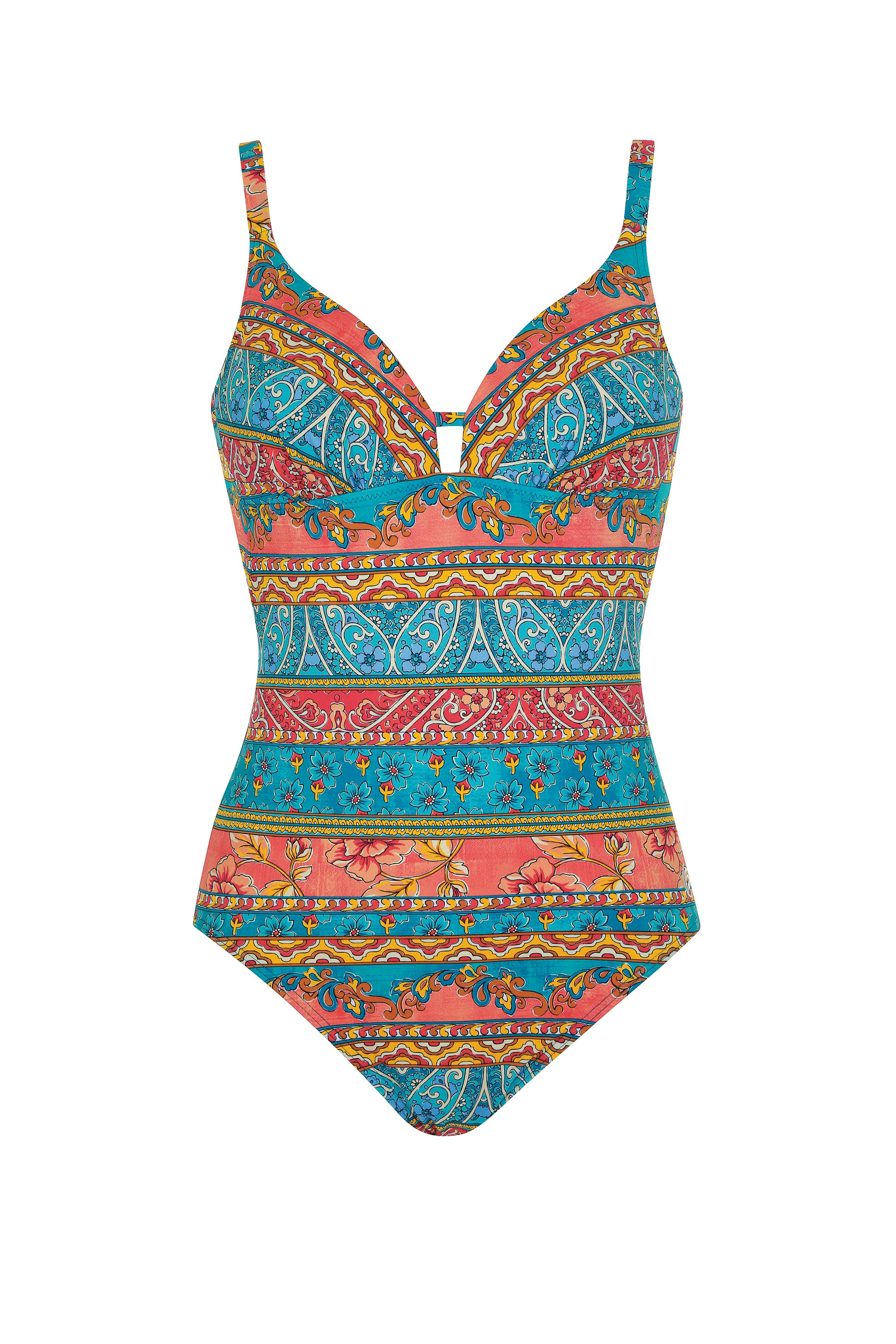 olympia-hibiscus-bloom-lacing-swimsuit-badeanzug-floral-mit-schn-rung image 6
