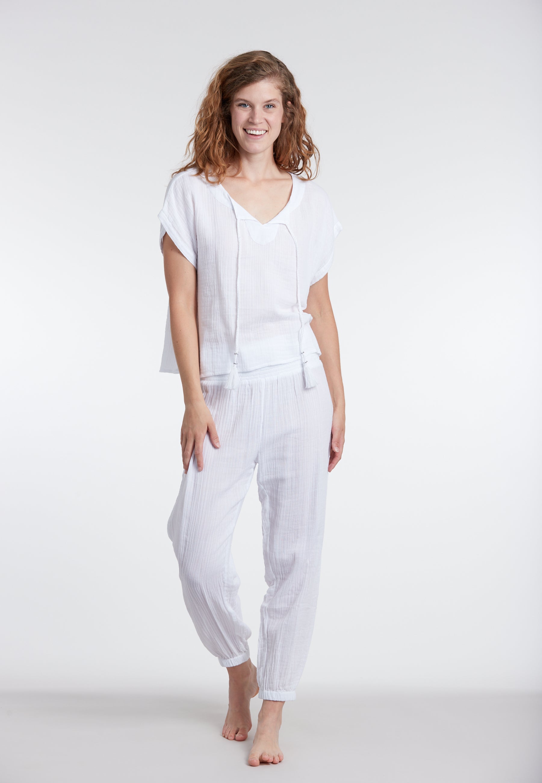 sunflair-solid-shirt-cover-up-in-wei-mit-crinkle-struktur image 3
