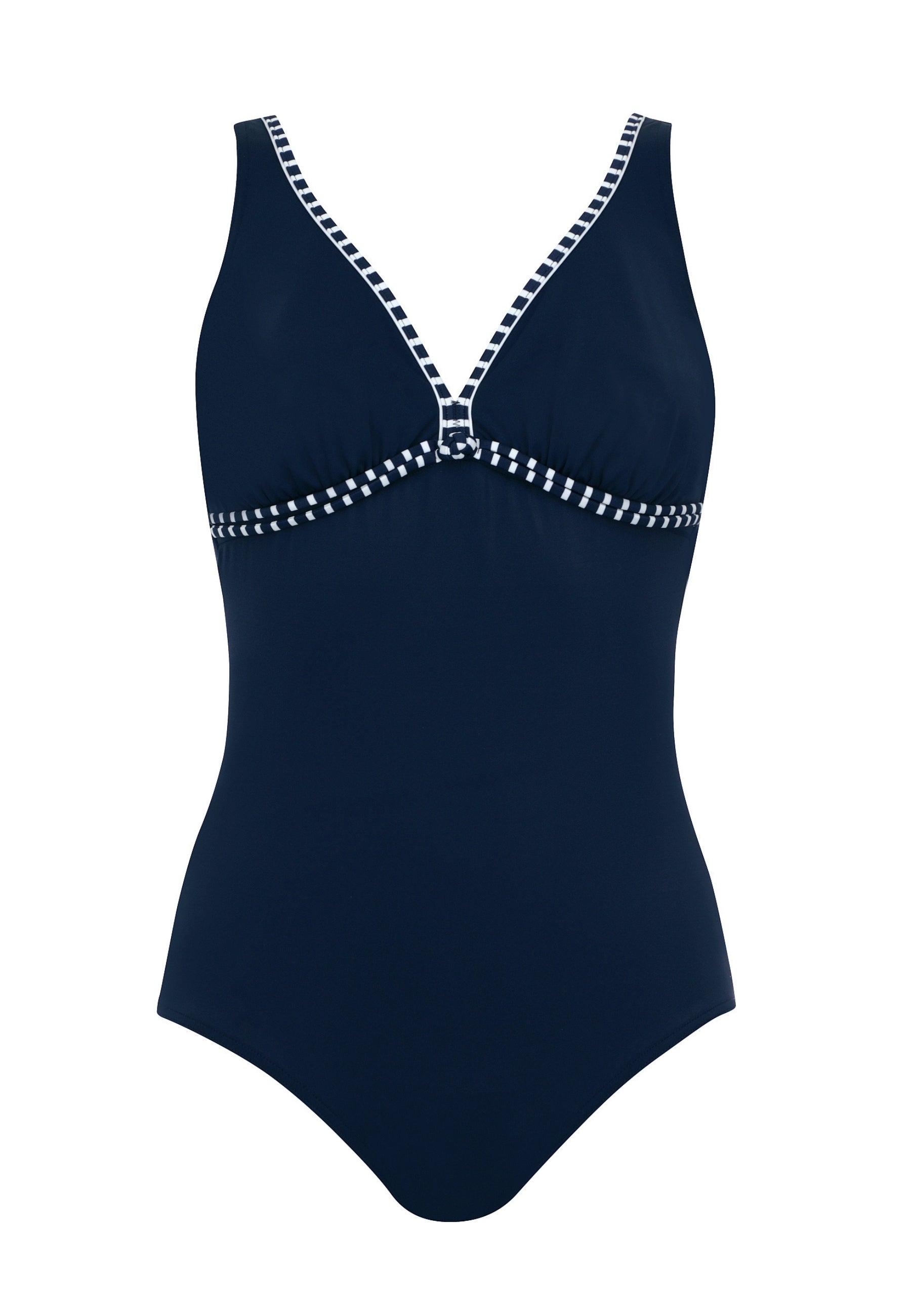 sunmarin-maritime-chic-swimsuit-dunkelblauer-badeanzug-mit-karo-kontrast image 7