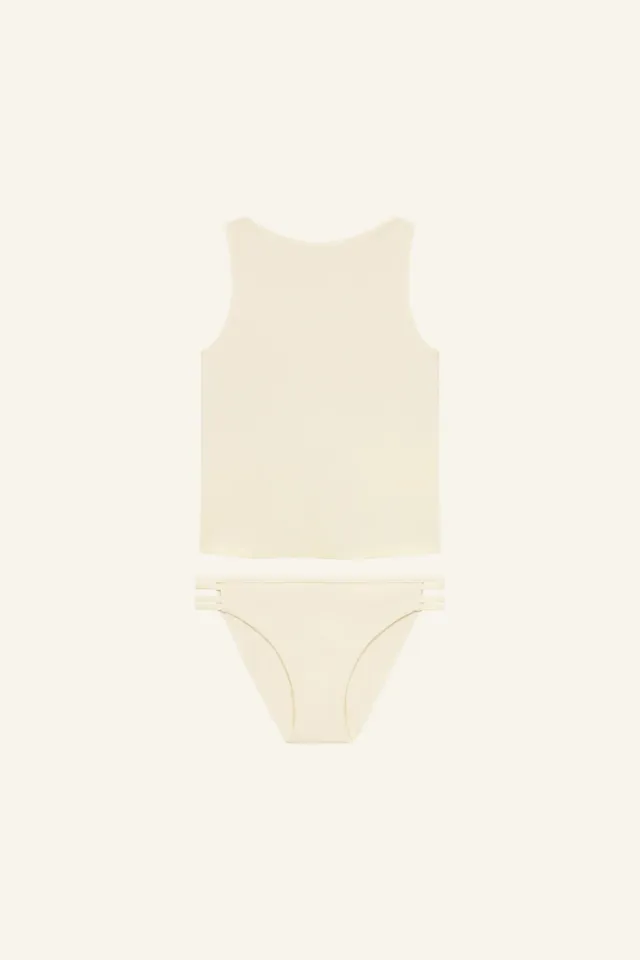 mymarini-tankini-set-white-2-wege-tankini-top-ribbon-pants-aus-feinripp-wei image 1