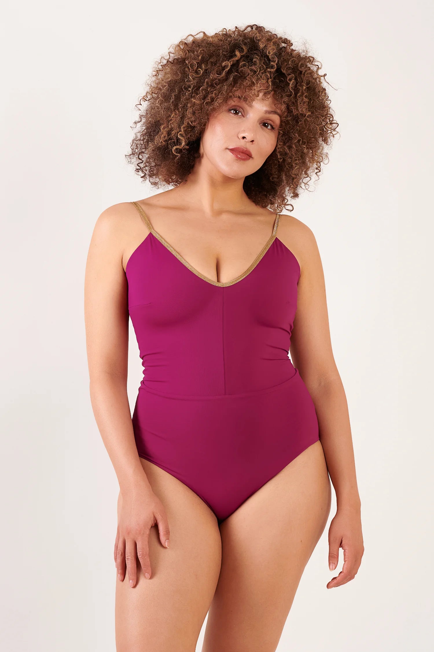 mymarini-vacationbody-shine-badeanzug-mit-v-ausschnitt-wendbar image 3
