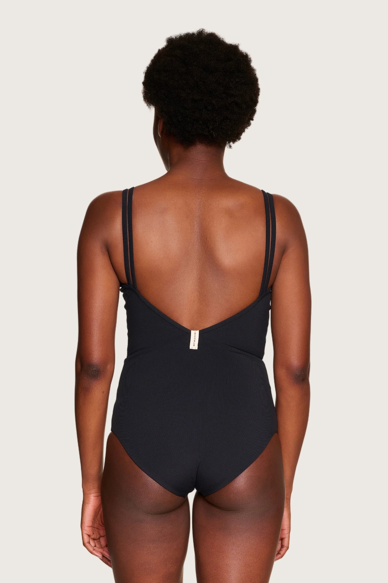 mymarini-vacationbody-swim-apparel-badeanzug-v-ausschnitt-braun image 3