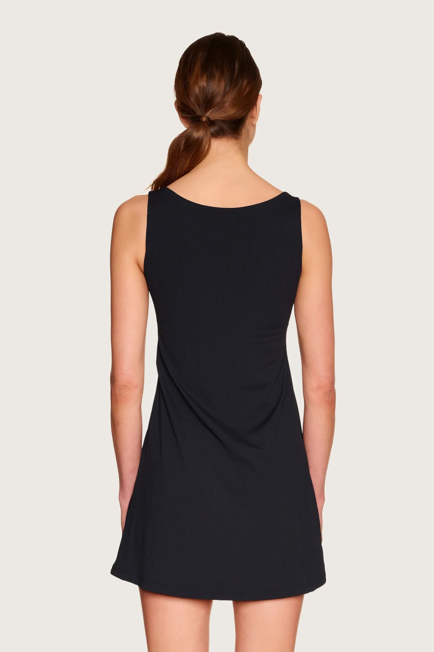 mymarini-sport-dress-strandkleid-badebekleidung-rippstoff-hoher-ausschnitt-v-aus image 2