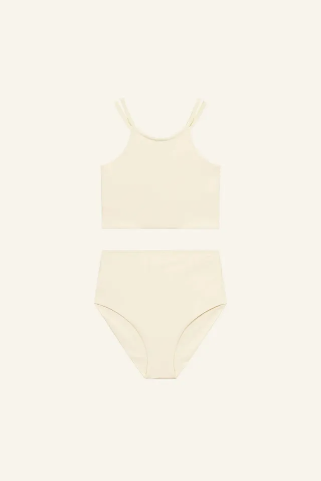 mymarini-grace-set-white-bikini-set-longline-top-highwaist-shorts image 1
