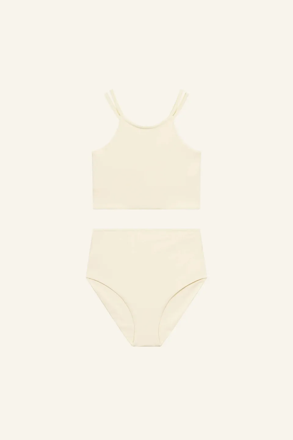 mymarini-grace-set-white-bikini-set-longline-top-highwaist-shorts image 1