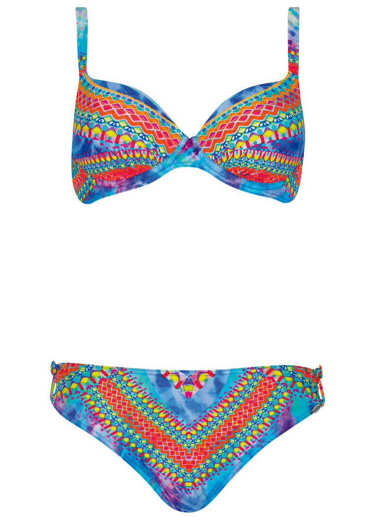 sunflair-samba-tribe-bikini-set-ethno-print-tie-dye-blau image 6