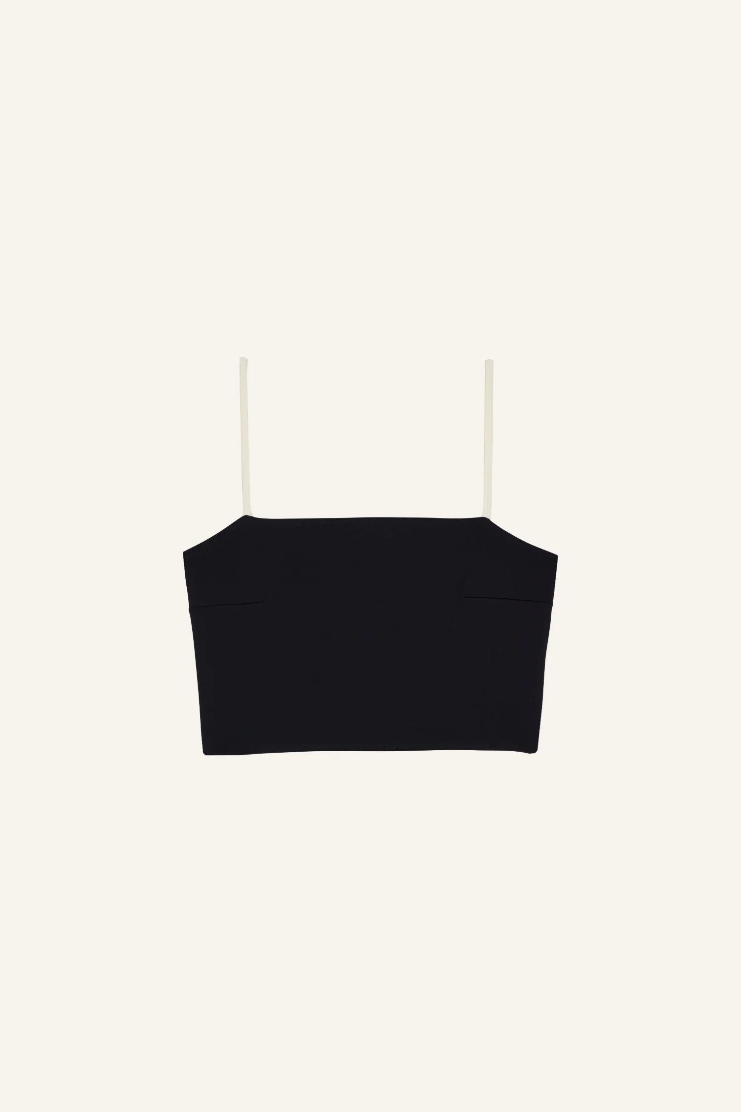 mymarini-easy-top-long-classics-crop-bikinitop-black-grey-white image 2