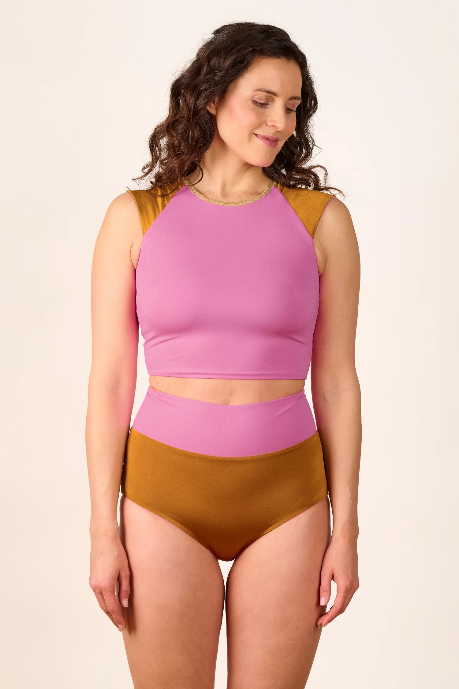 mymarini-surf-shorts-shine-memories-high-waist-bikinihose image 3
