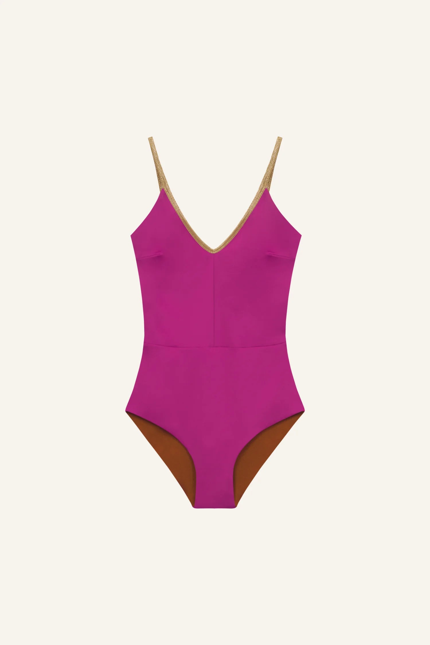 mymarini-vacationbody-shine-badeanzug-mit-v-ausschnitt-wendbar image 6
