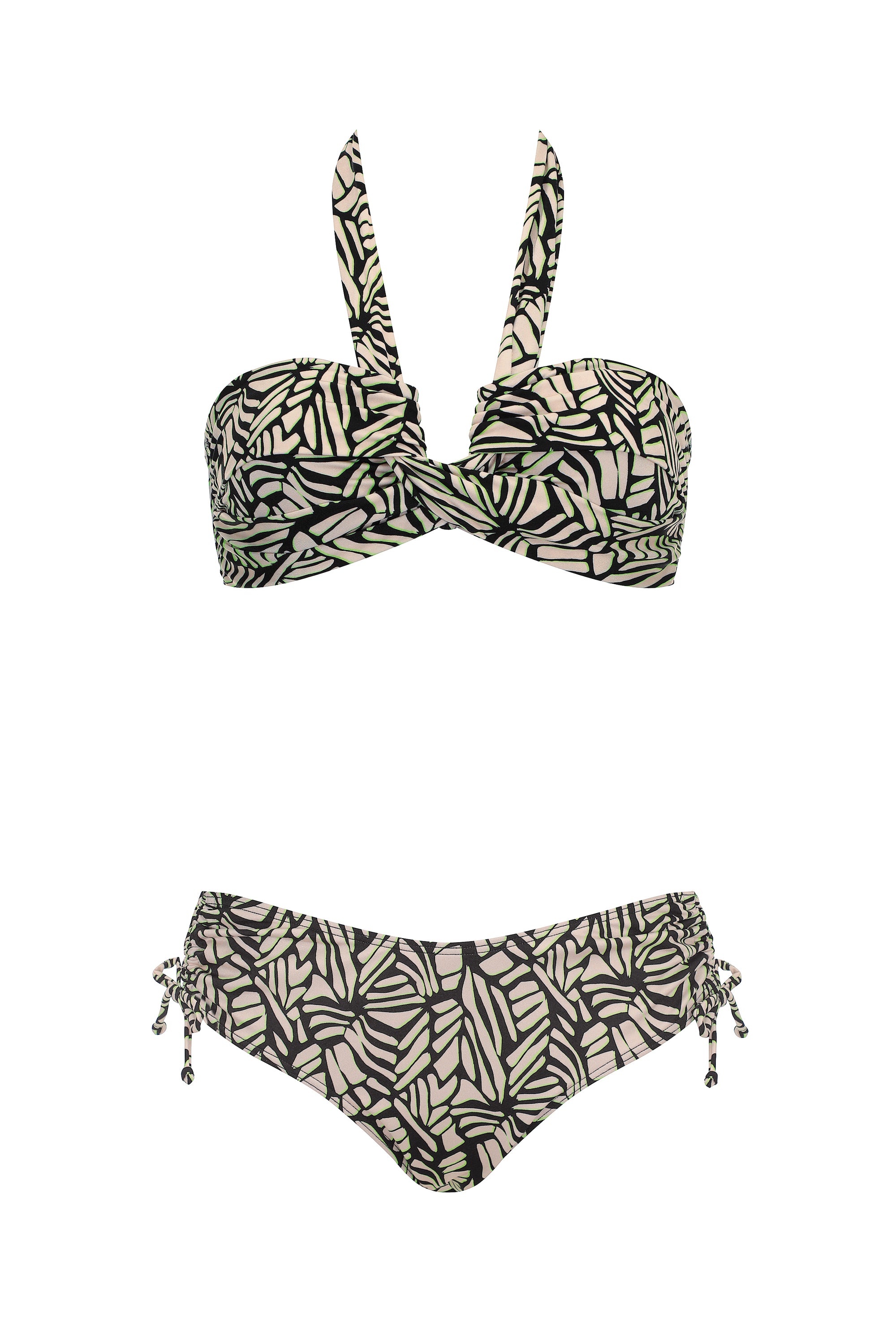 olympia-graphic-boho-neckholder-bikini-set-schwarz-creme image 6