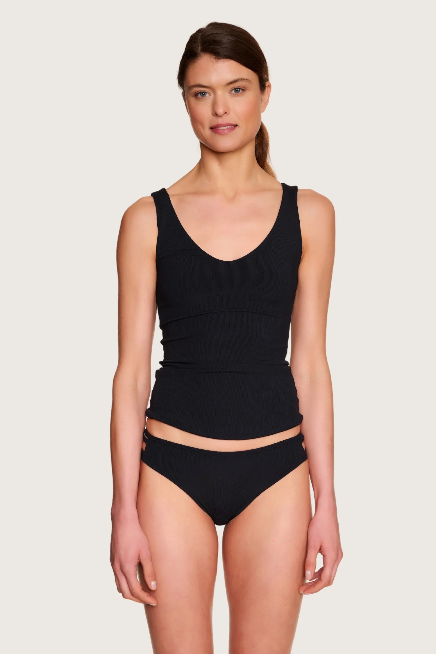mymarini-tankini-set-black-zweiteiler-tankinitop-ribbon-pants image 4