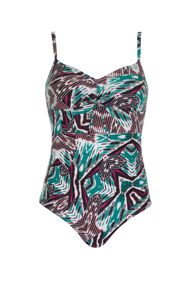 sunmarin-terra-turquoise-swimsuit-badeanzug-t-rkis-magenta-mit-softschalen image 1