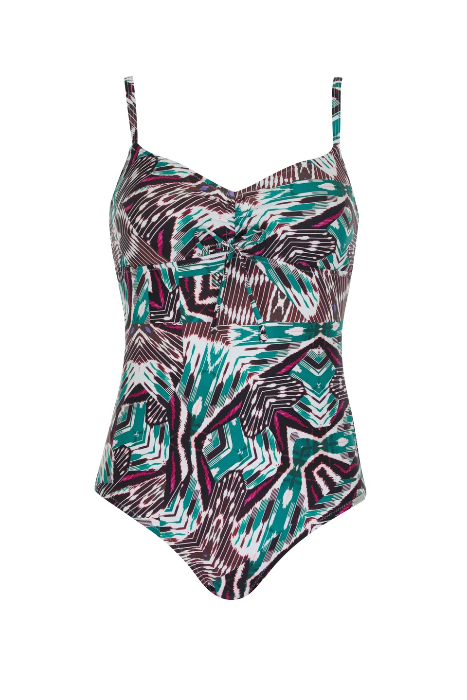 sunmarin-terra-turquoise-swimsuit-badeanzug-t-rkis-magenta-mit-softschalen image 1