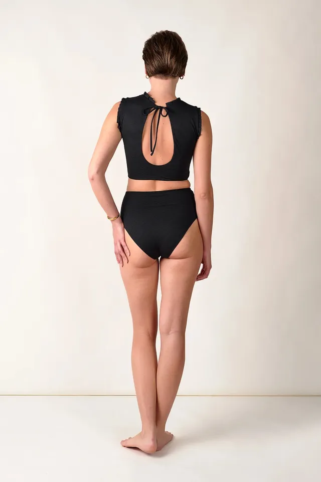 mymarini-bottom-no-2-bikinihose-french-cut-high-waist-schwarz image 1