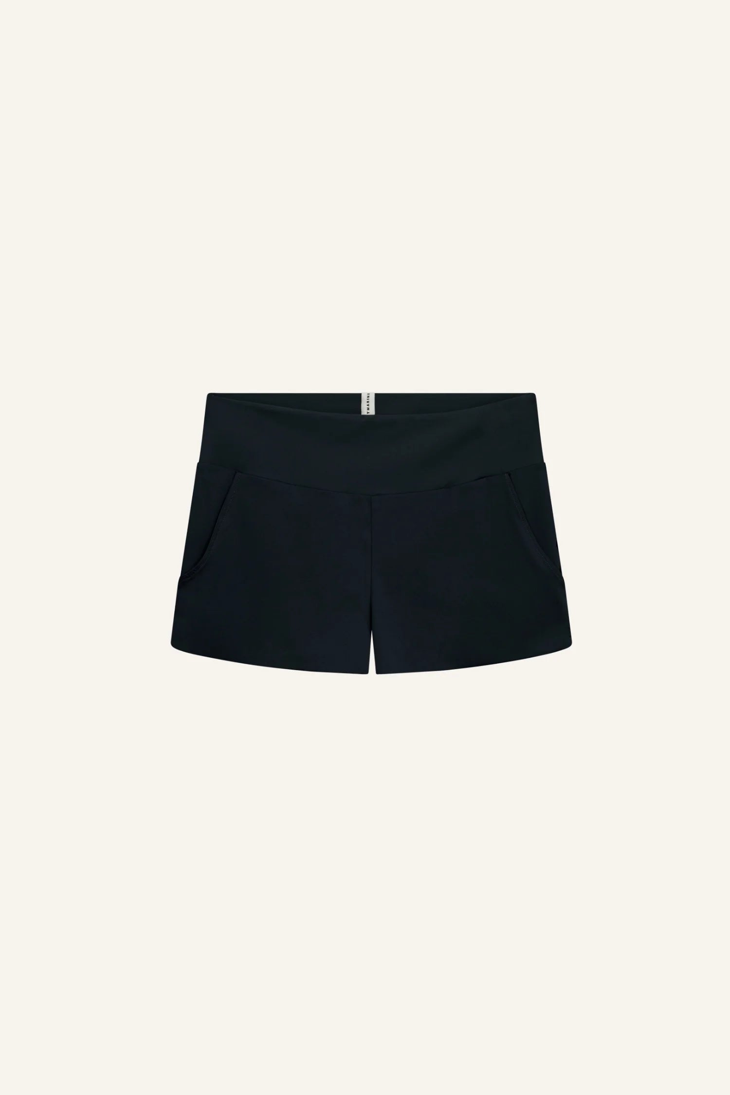 mymarini-loose-shorts-classics-aktive-shorts-mit-taschen-black-grey image 3