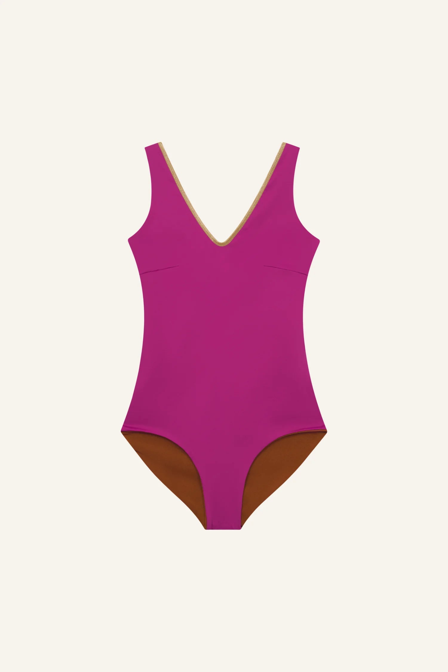 mymarini-purebody-shine-badeanzug-minimal-v-ausschnitt image 5