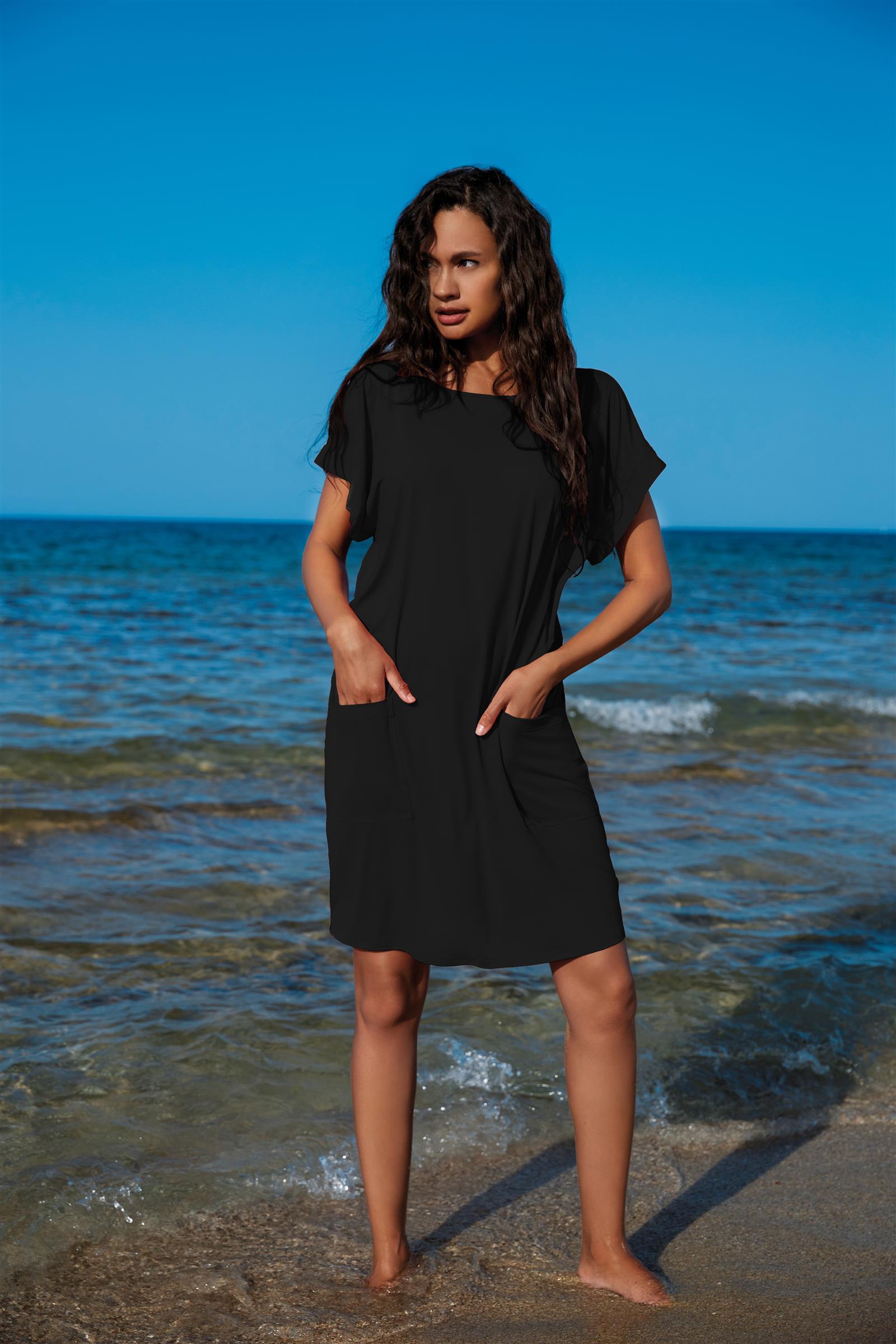 sunflair-color-up-strandkleid-schwarz-mit-taschen image 6