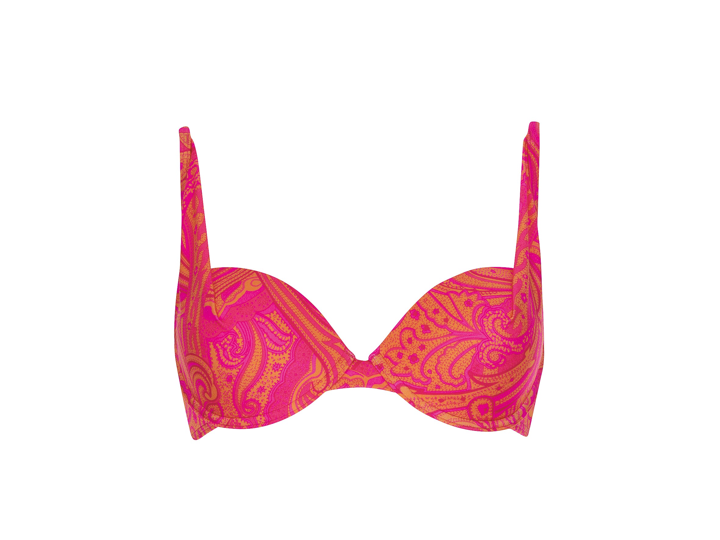 olympia-paisley-paradise-push-up-bikini-top-pink-orange image 5