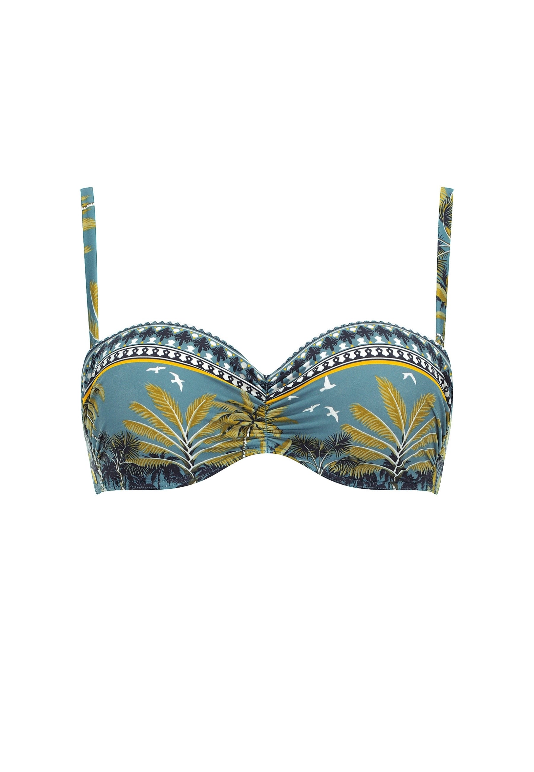 olympia-ethno-palm-top-bandeau-bikini-oberteil image 6