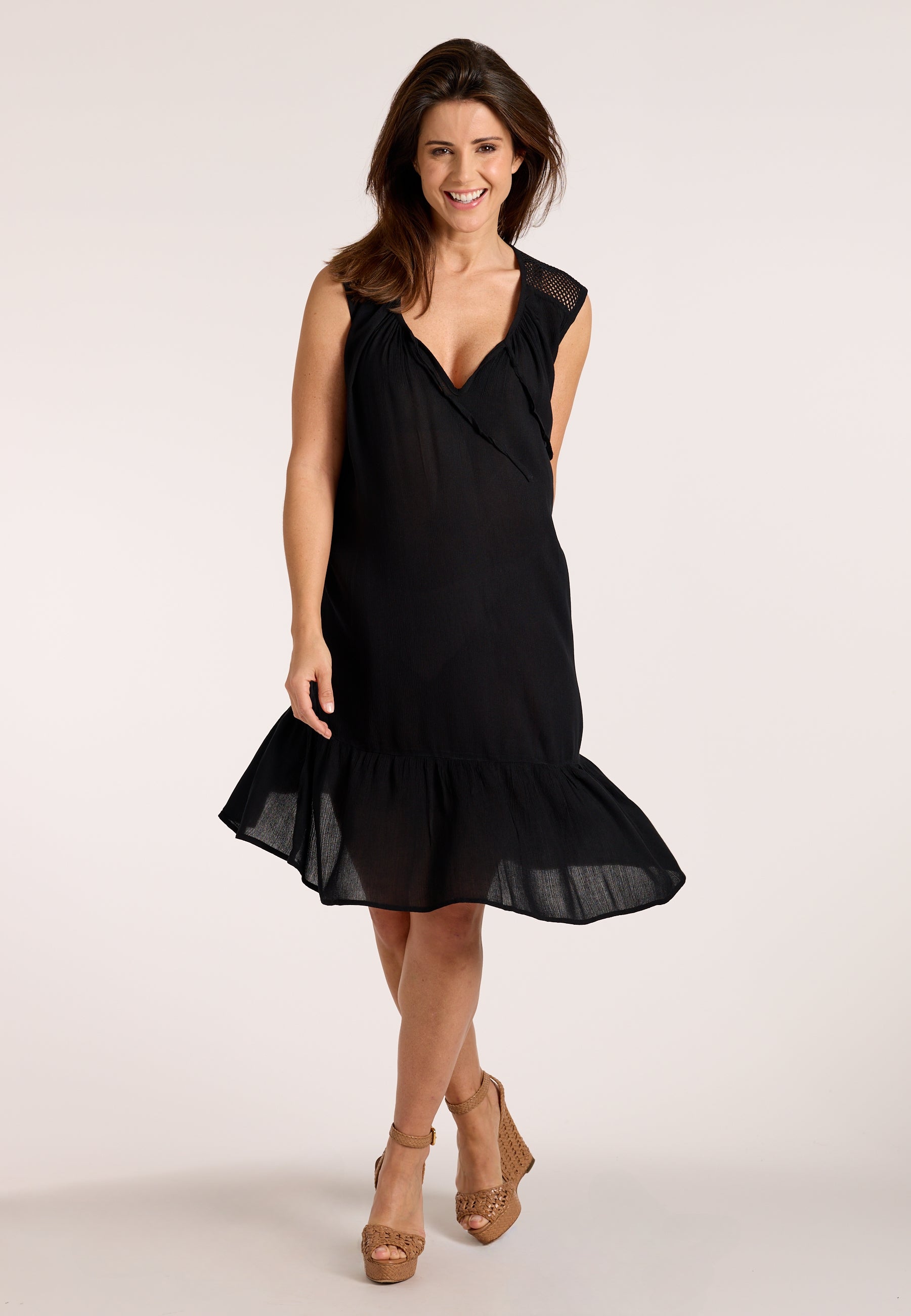 sunflair-solid-strandkleid-cover-up-mit-mesh-und-keyhole image 2